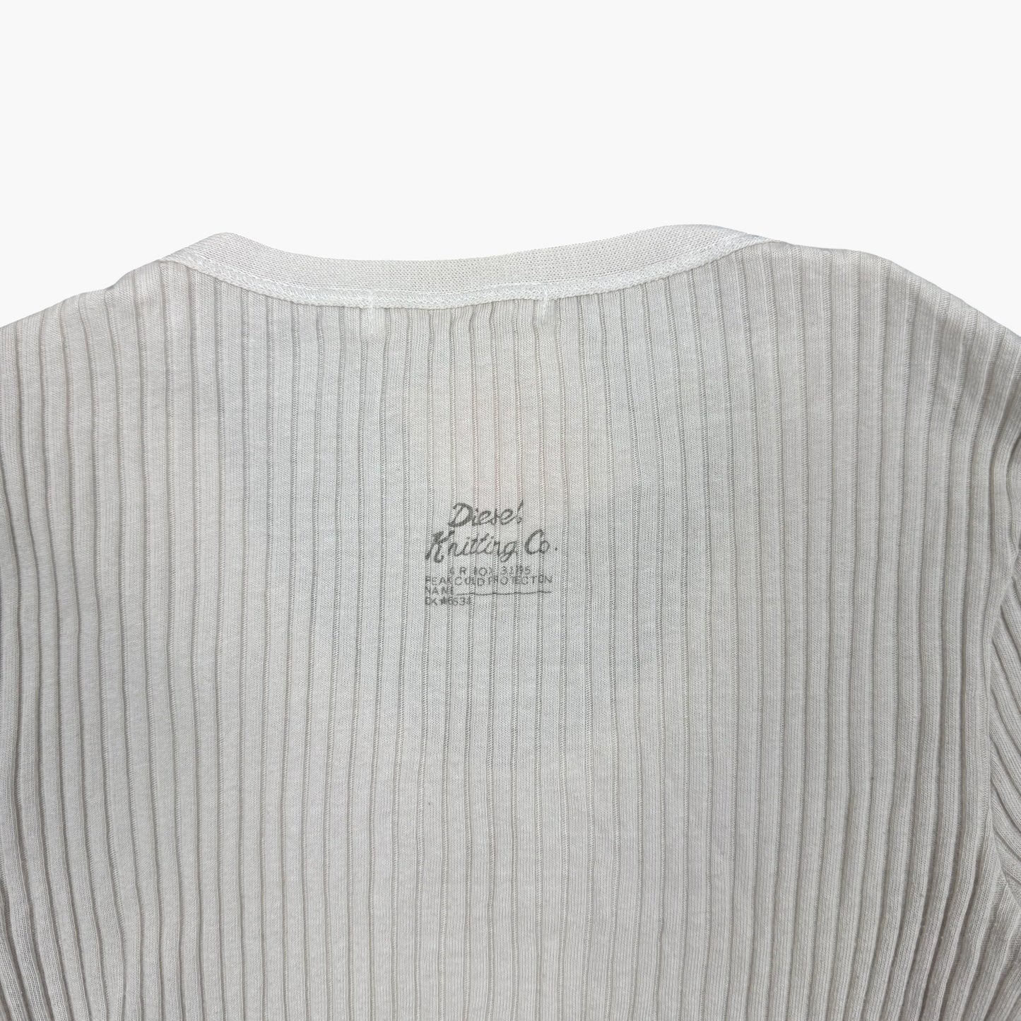 Vintage Diesel Long Sleeve Ribbed Knit Top | XS