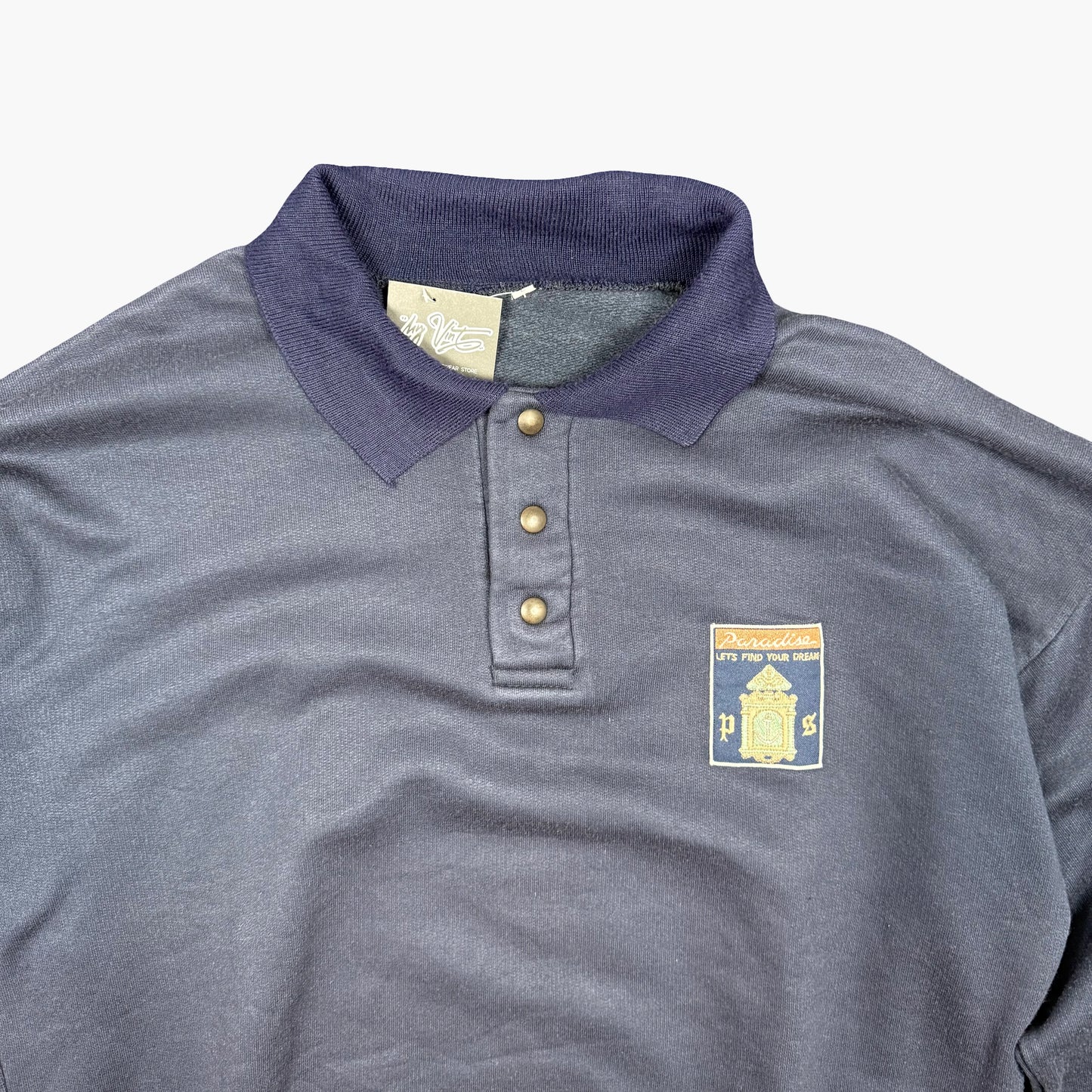 Vintage Polo Sweatshirt | L