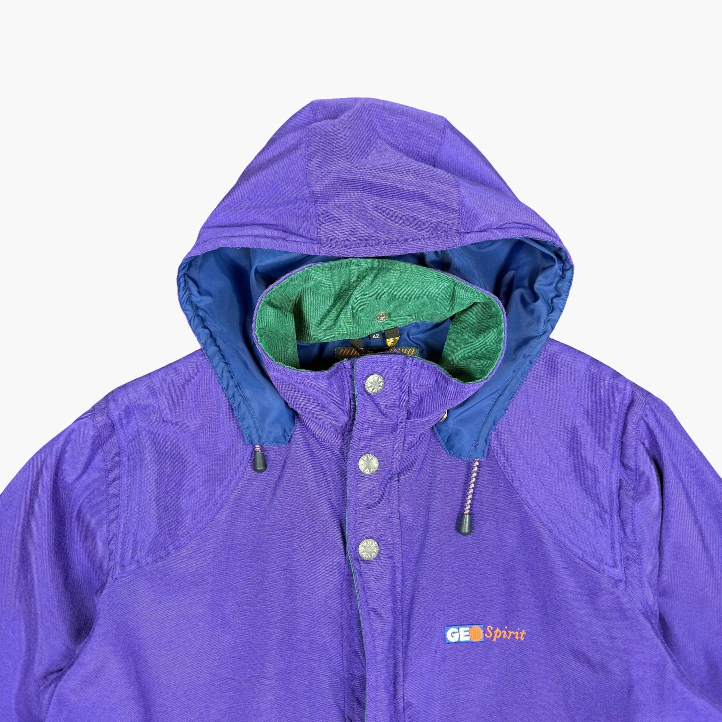 Vintage Geo Spirit Hooded Jacket | XL
