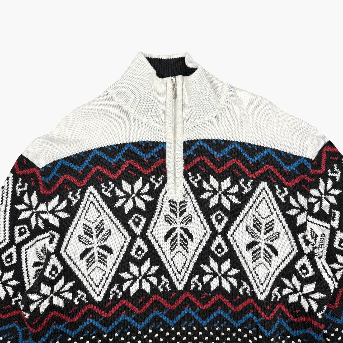 Vintage Half Zip Sweater | L