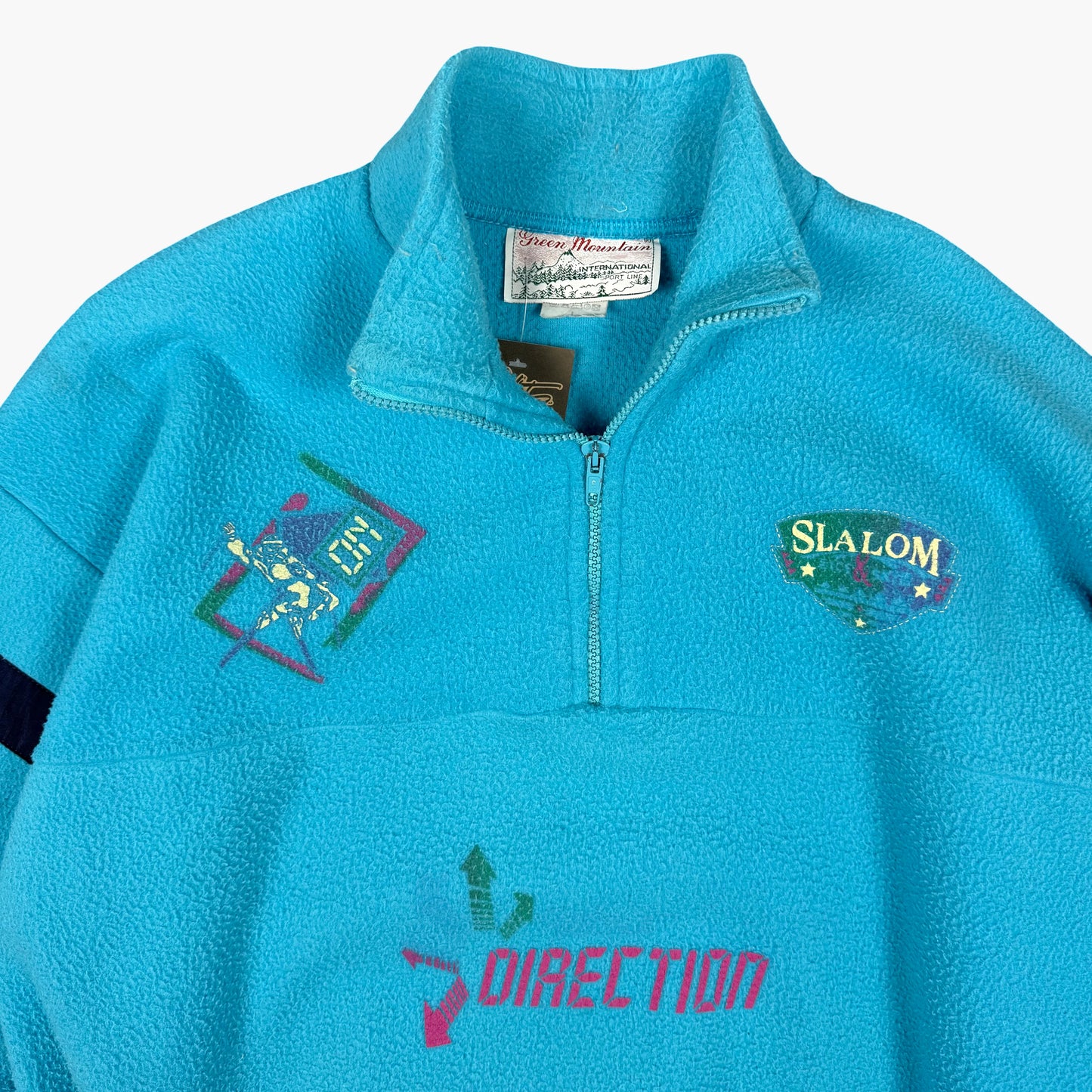 Vintage Green Mountain Fleece Pullover | L