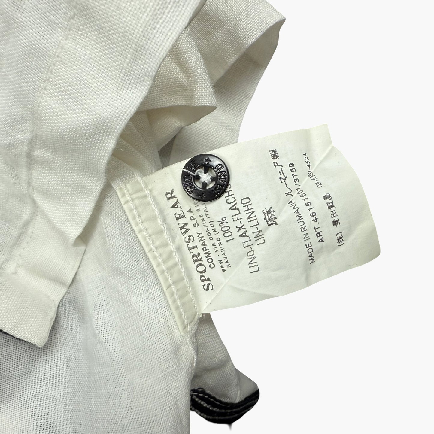 Vintage Stone Island Short-sleeve Button-up Shirt | S