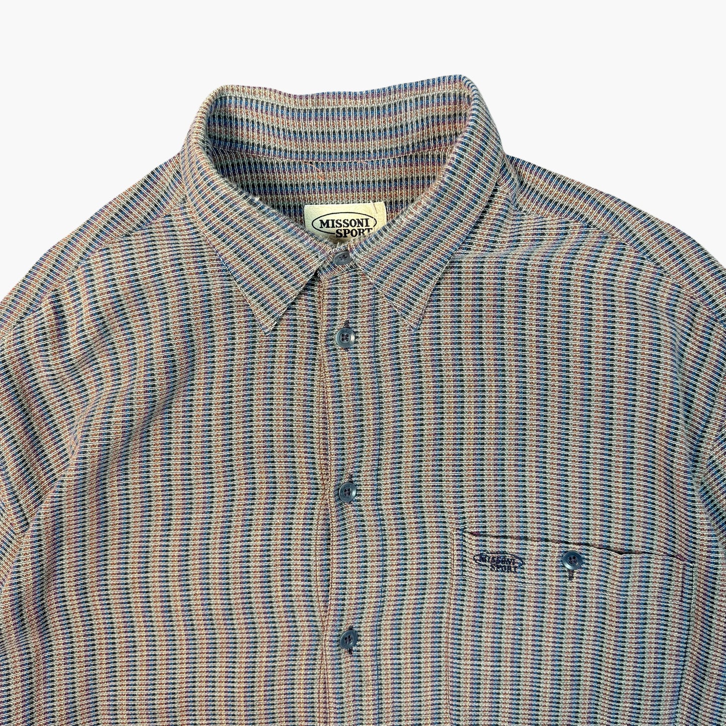Vintage Missoni Sport Long-sleeve Button-up Shirt | XL