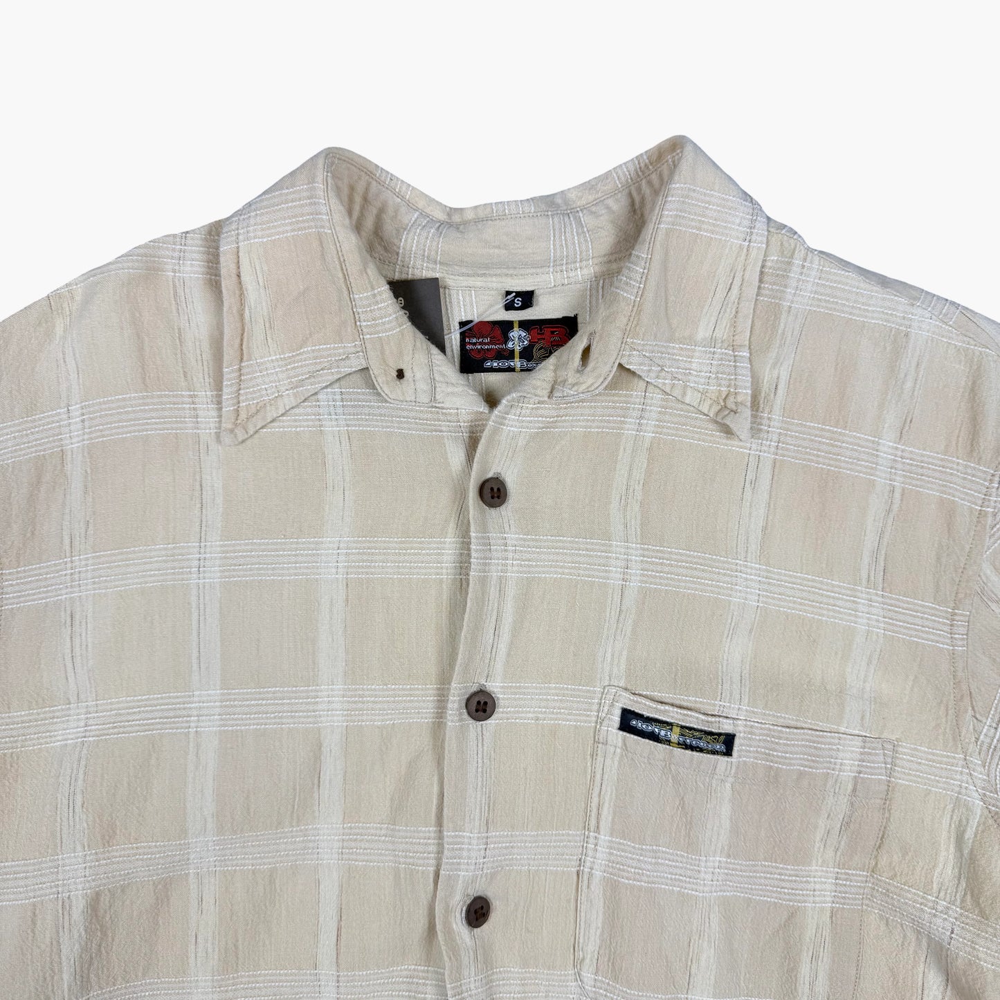 Vintage Short-sleeve Button-up Shirt | S
