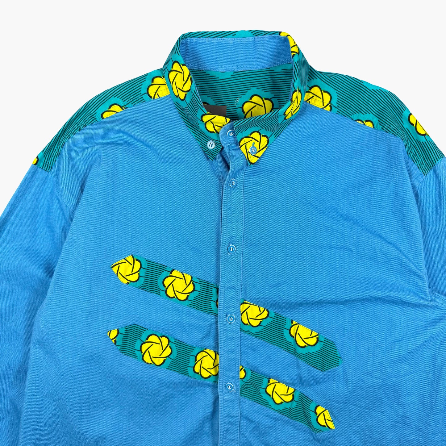 Vintage Long-sleeve Button-up Shirt | L