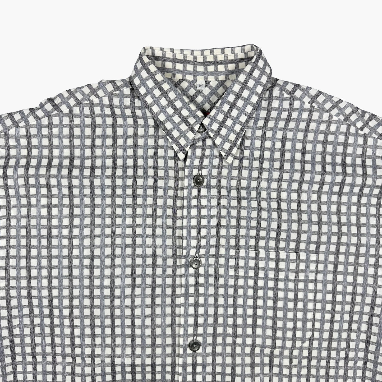 Vintage Short-sleeve Button-up Shirt | XL