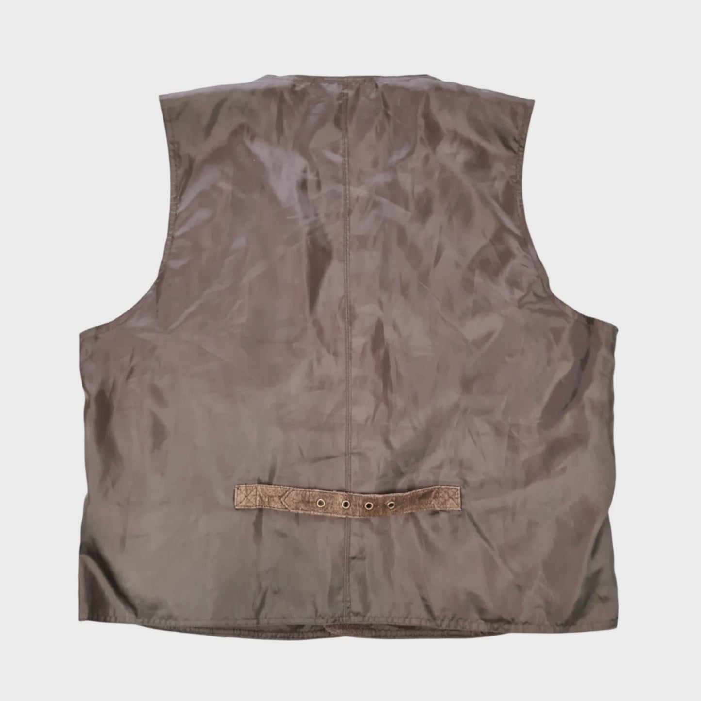 Vintage Authentic Wear Leather Vest | M