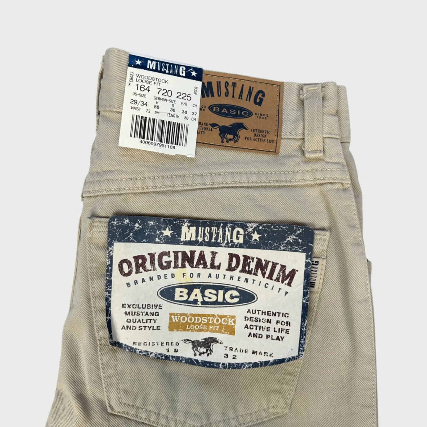 Vintage Mustang Deadstock Jeans | 37cm Waist