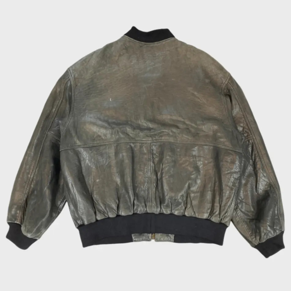 Vintage Leather Jacket | XL