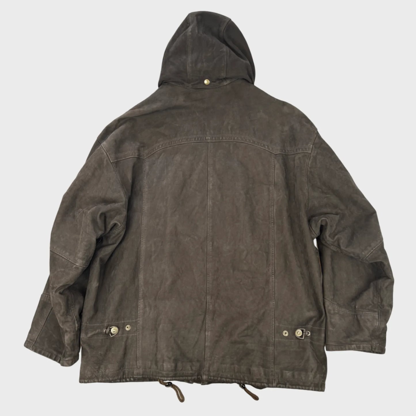 Vintage Moore & Moore Leather Coat | XXL