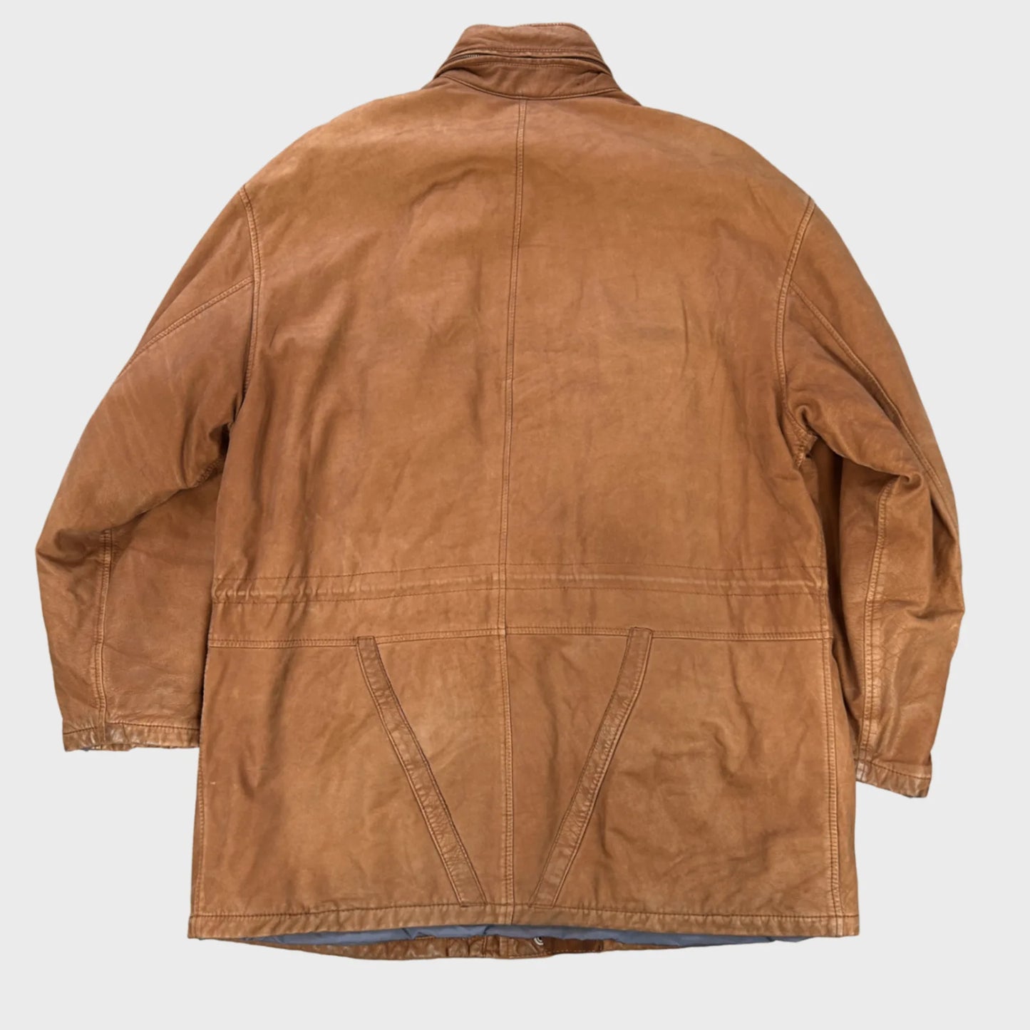 Vintage Belfe Leather Coat | XXL