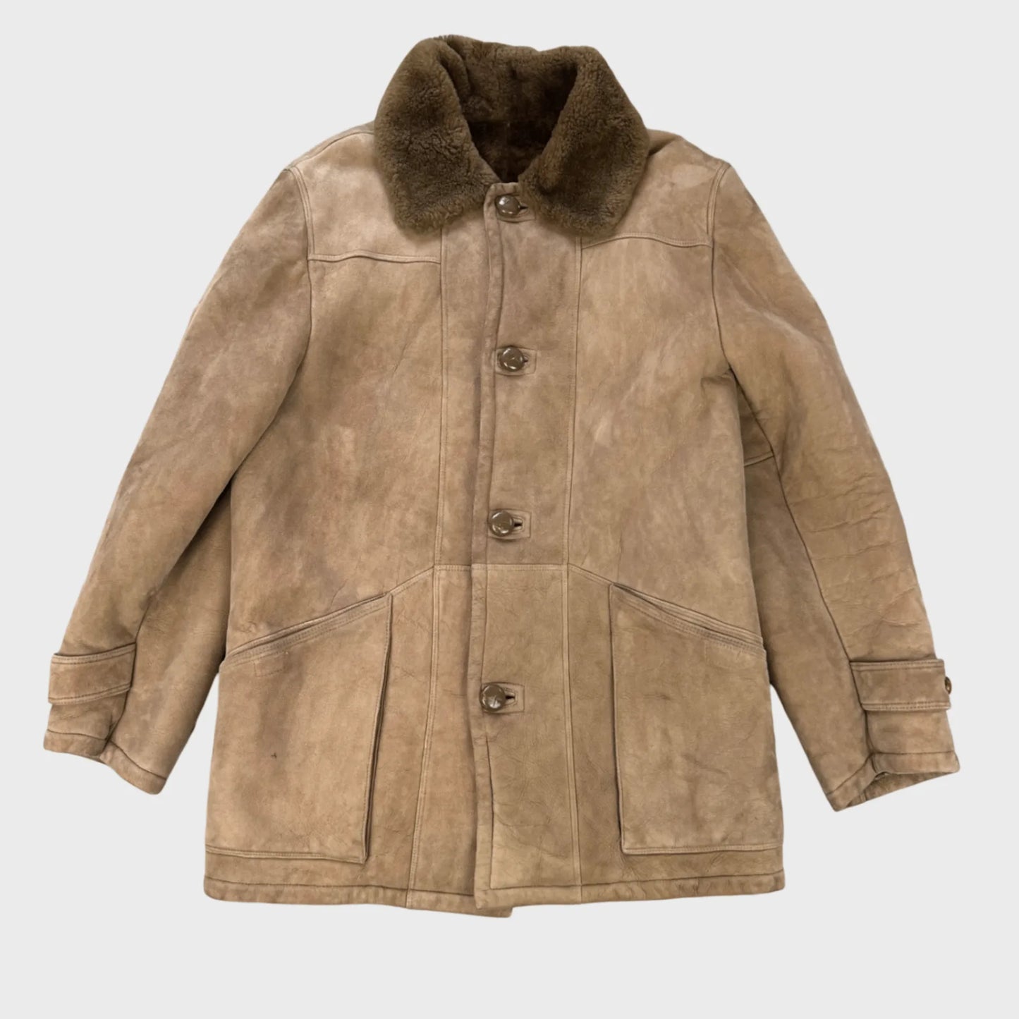 Vintage Leather Coat | M