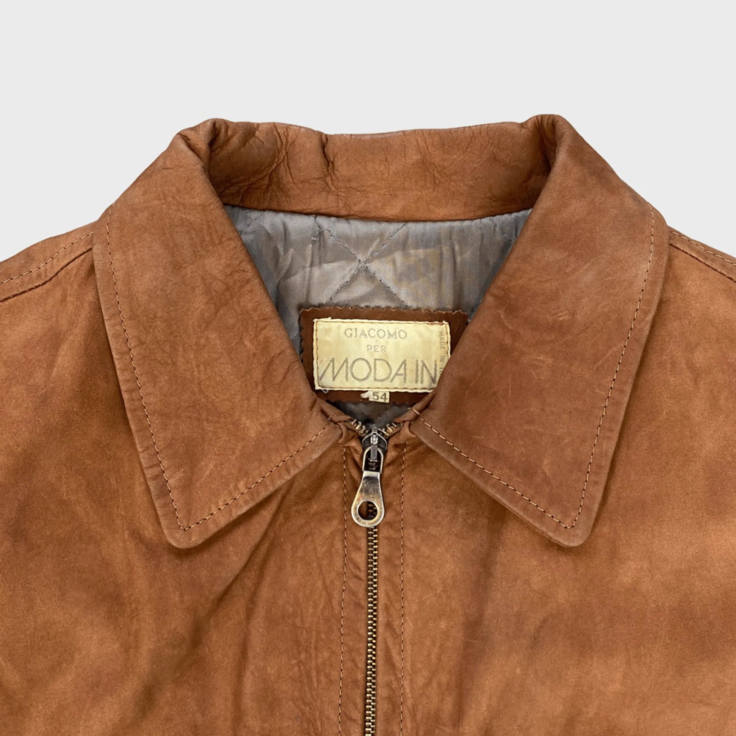 Vintage Giacomo Per Modain Leather Jacket | M