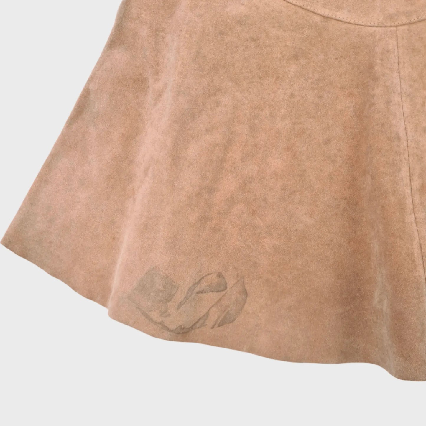 Vintage Leather Dress | XS