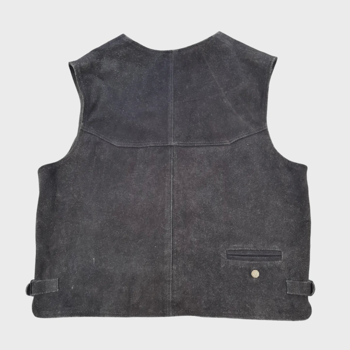 Vintage My Choice Leather Vest | L