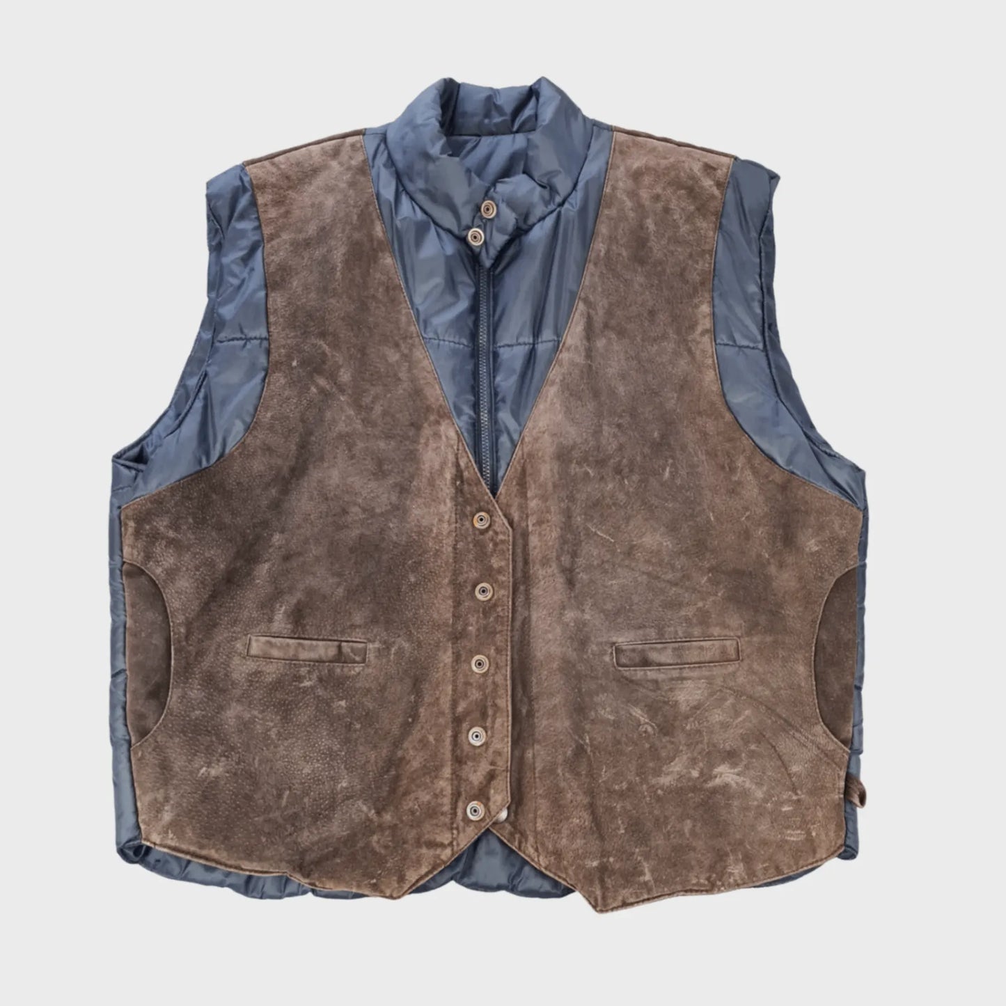 Vintage Leather Vest | M