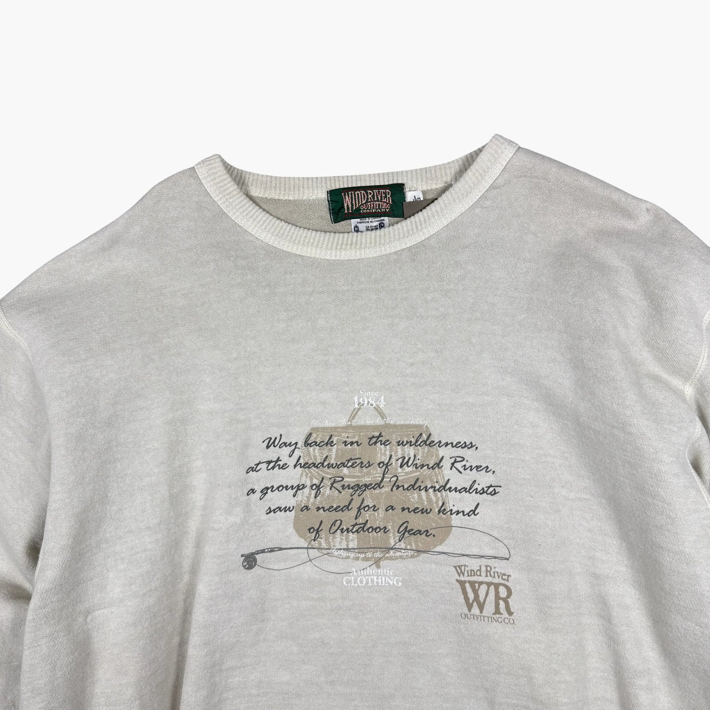 Vintage Wind River Sweatshirt | XL