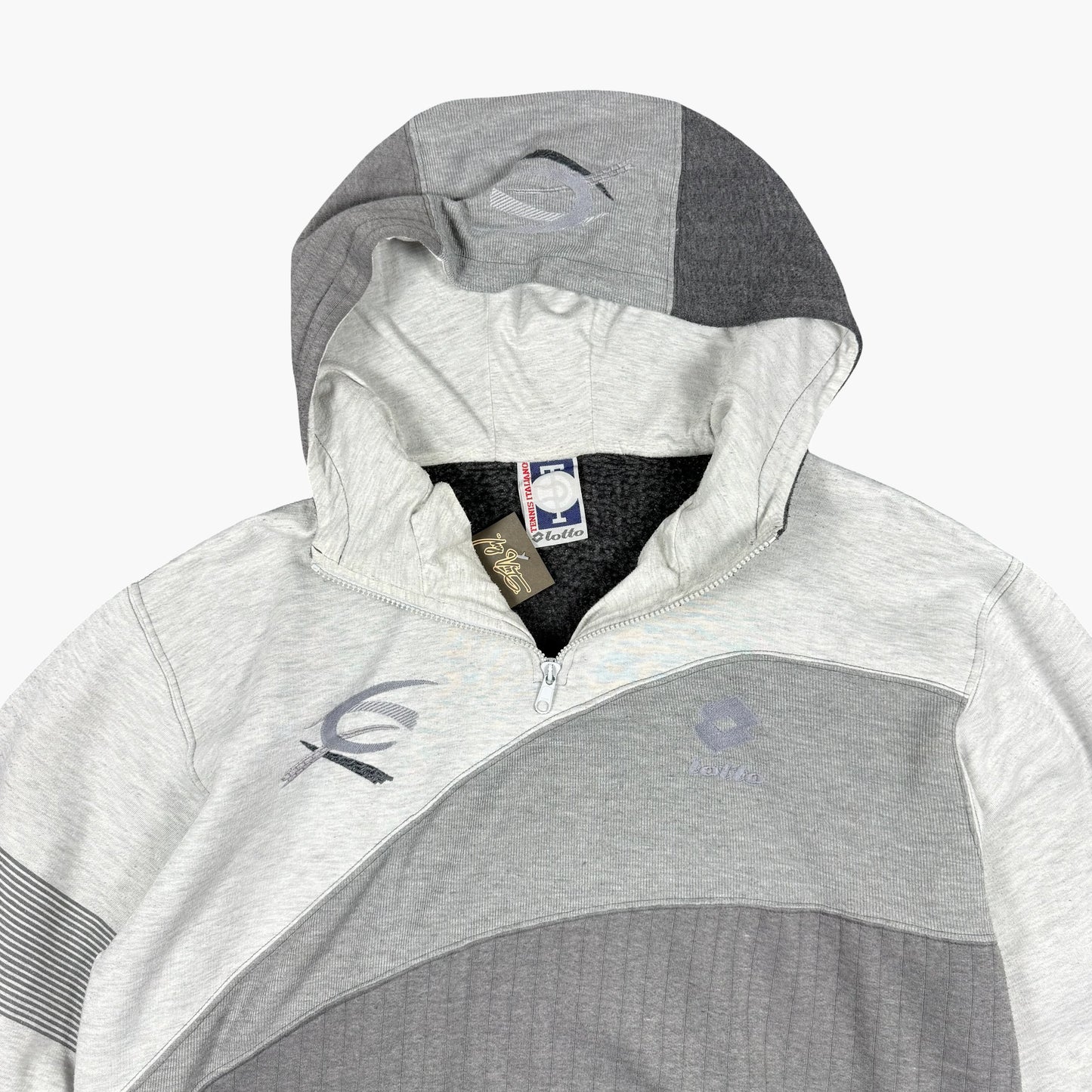 Vintage Lotto Hooded Sweatshirt | XL