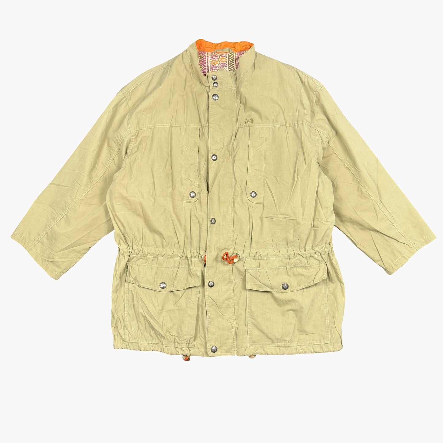 Vintage Pink Hippopotamus Collection Windbreaker Jacket | XL