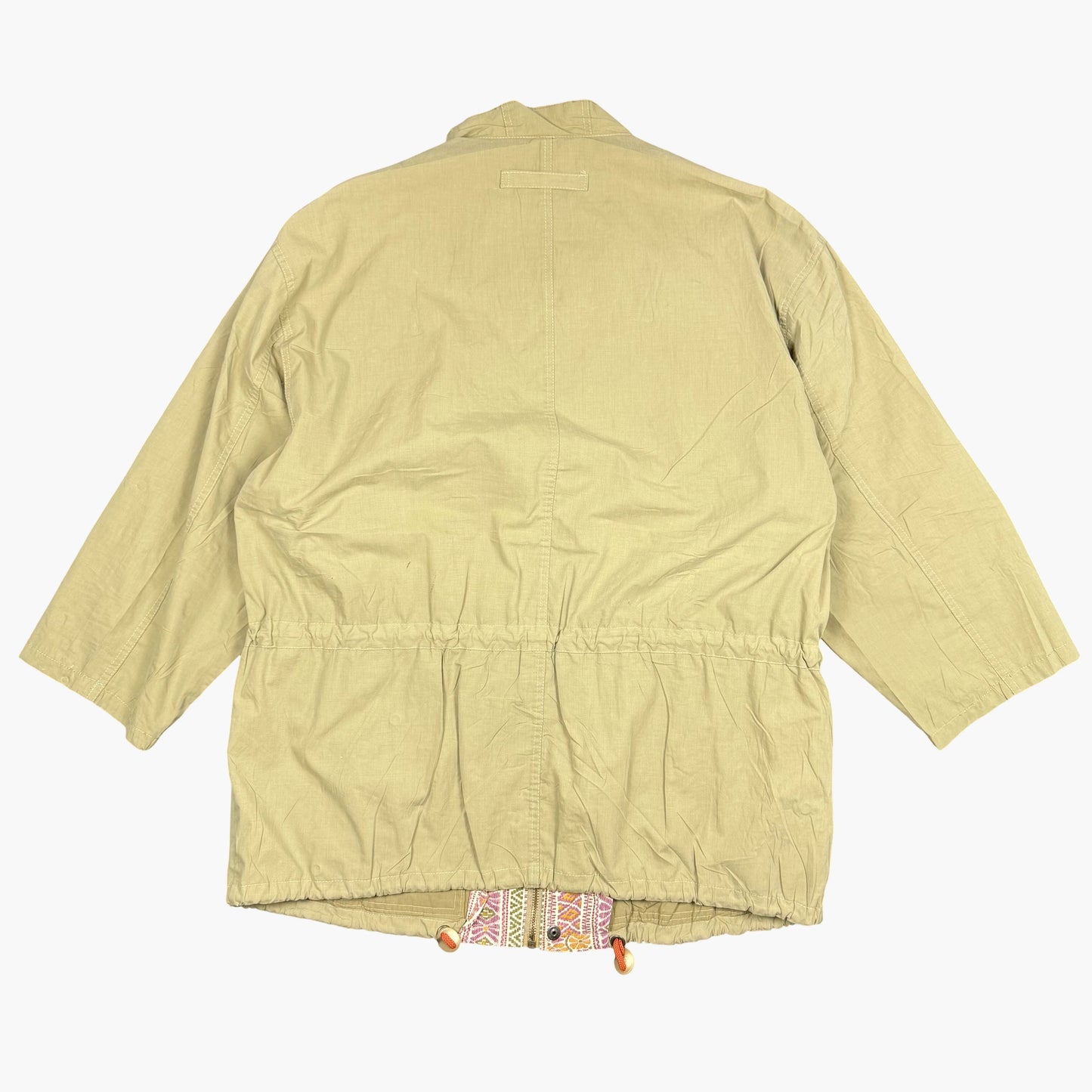 Vintage Pink Hippopotamus Collection Windbreaker Jacket | XL