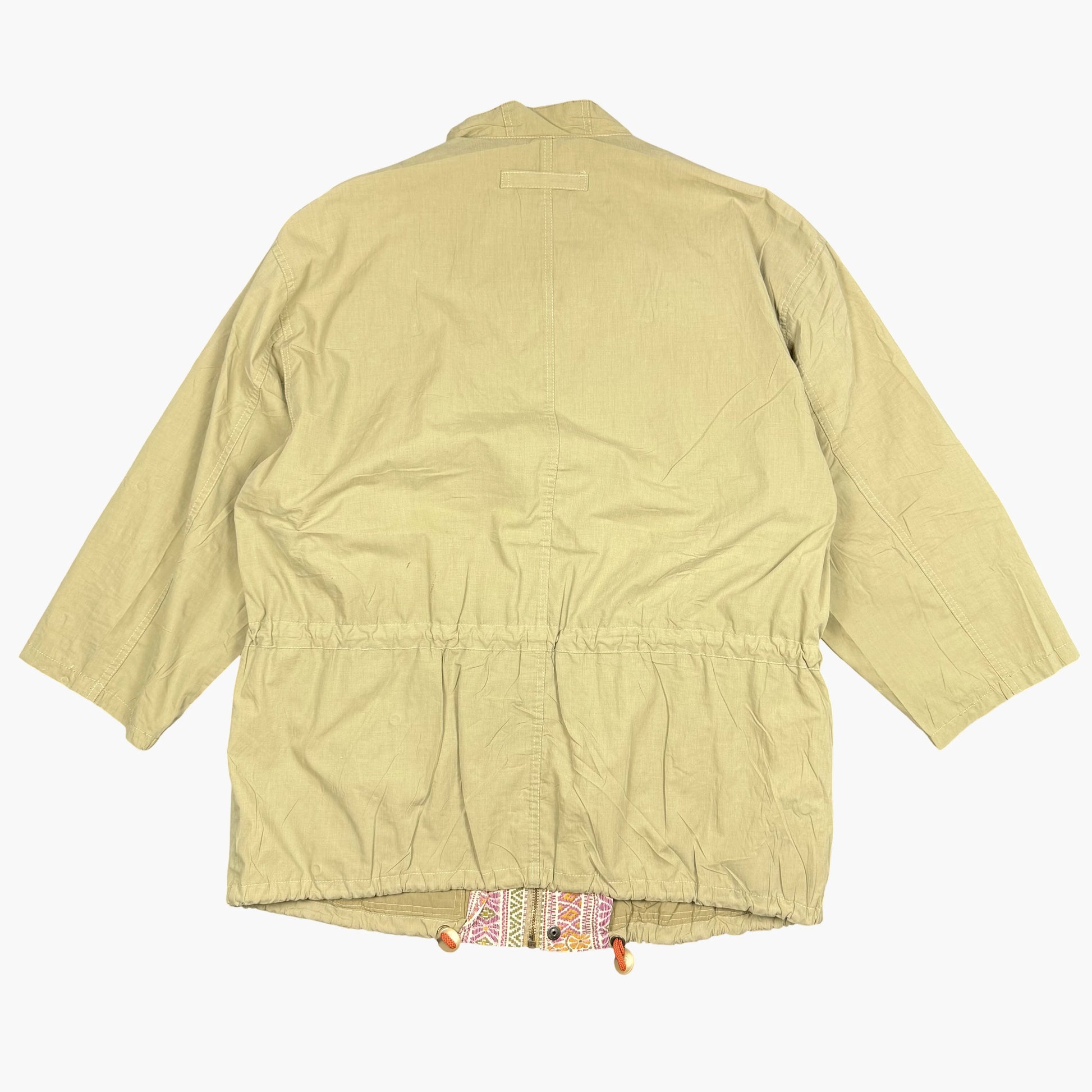 Vintage Pink Hippopotamus Collection Windbreaker Jacket | XL