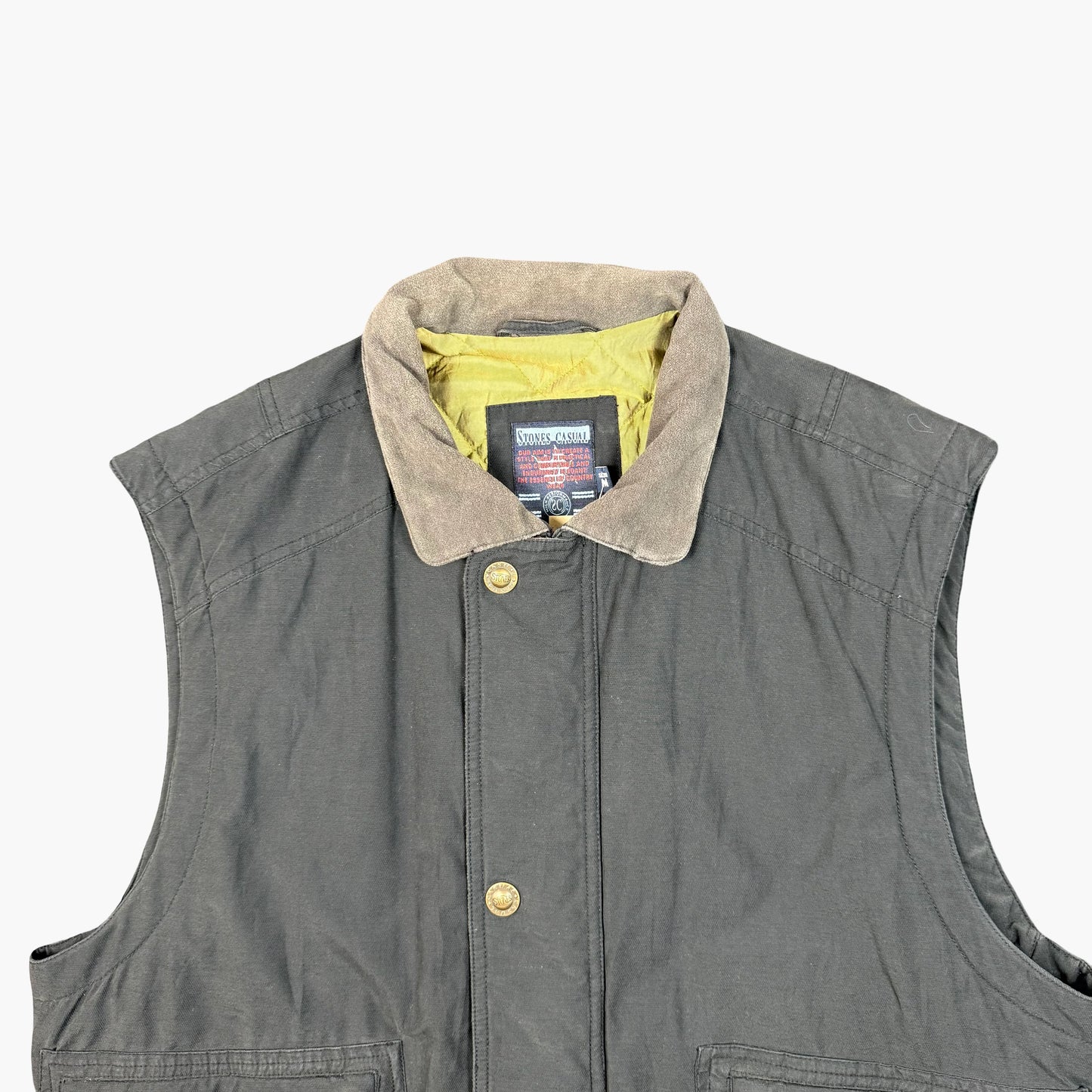 Vintage Stones Casual Vest | L