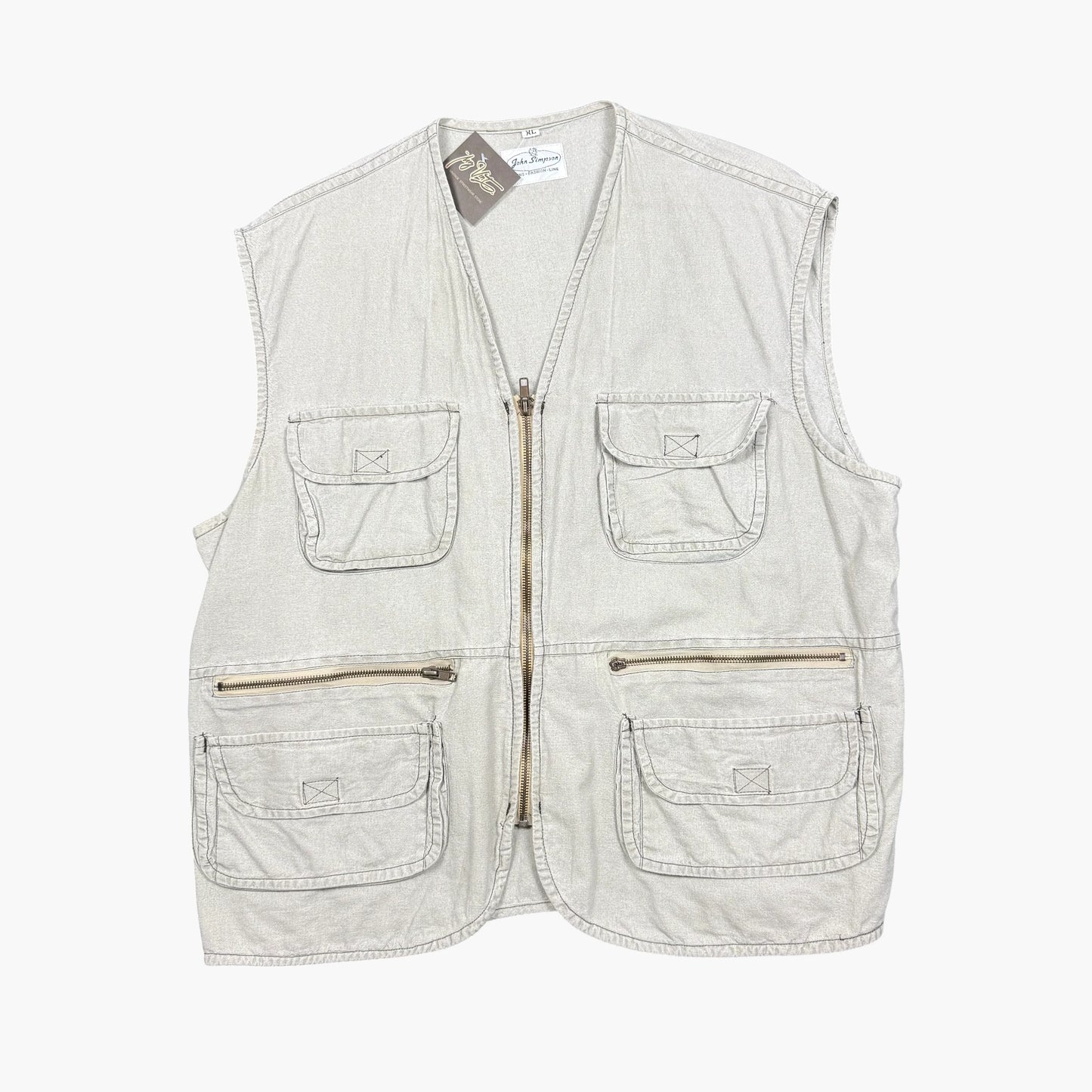 Vintage John Simpson Utility Vest | L