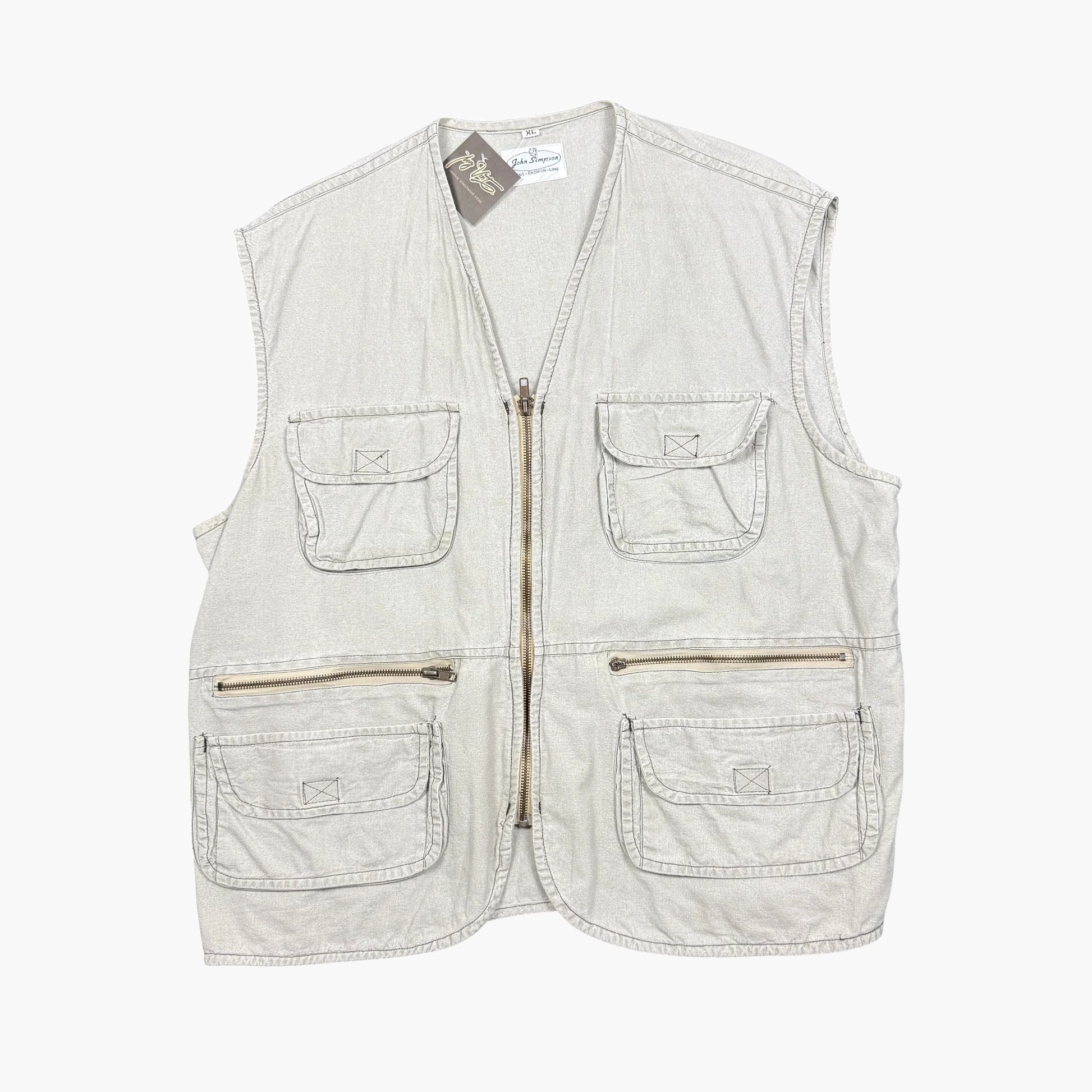 Vintage John Simpson Utility Vest | L