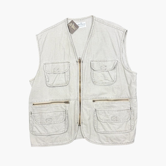 Vintage John Simpson Utility Vest | L