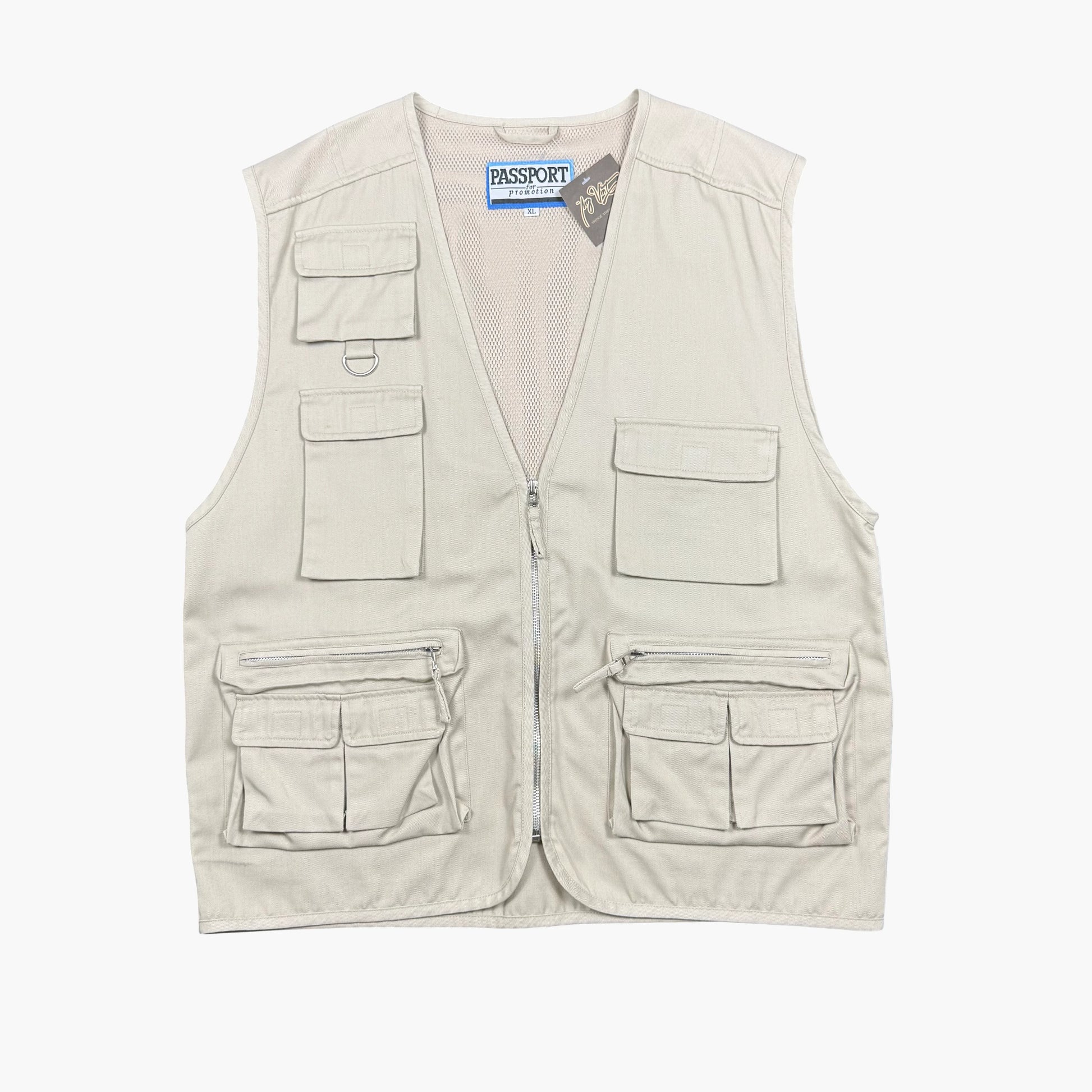 Vintage Passport Utility Vest | M