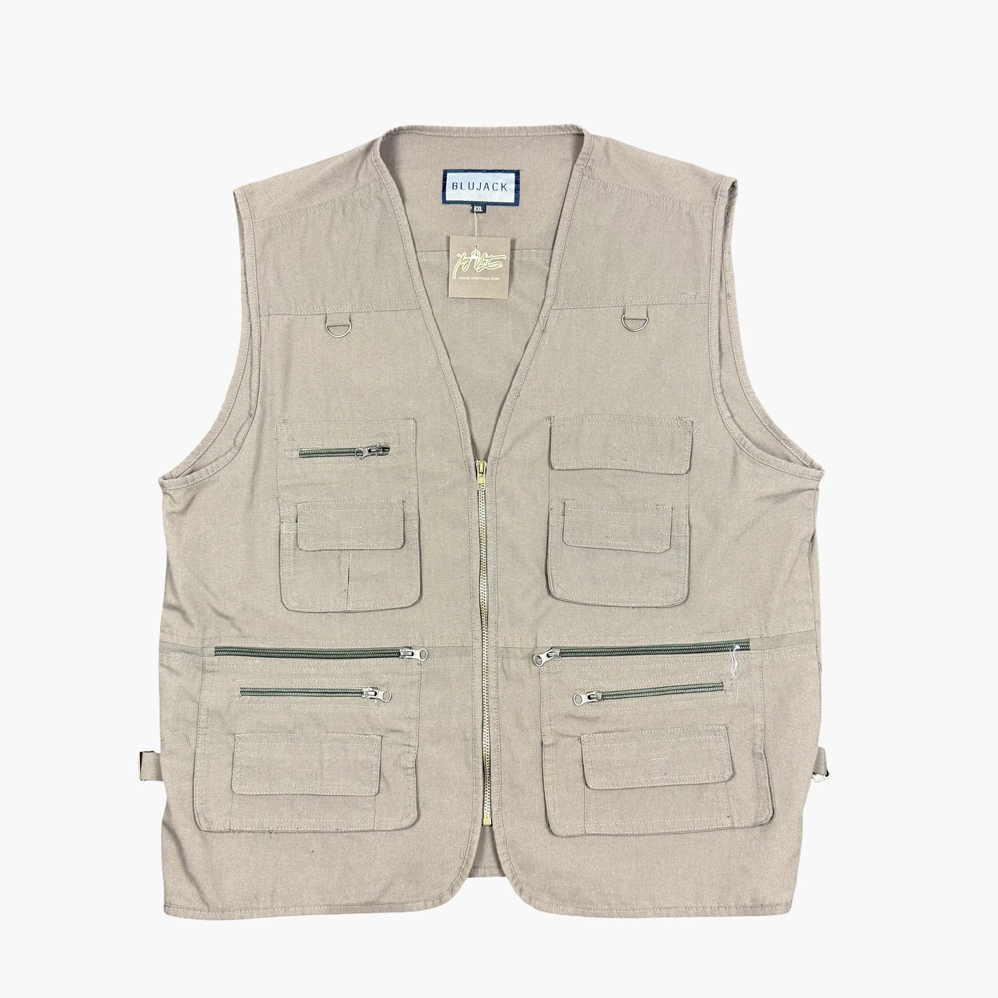 Vintage Blujack Utility Vest | L