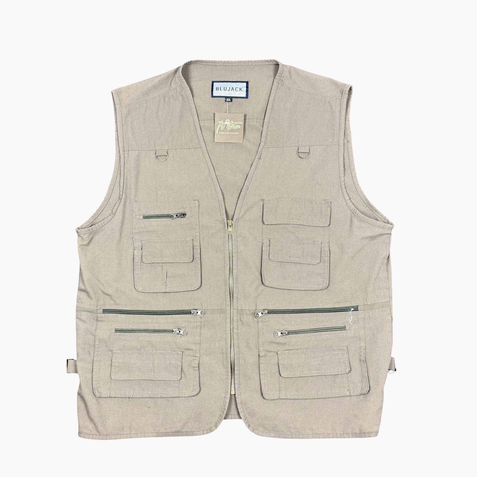 Vintage Blujack Utility Vest | L