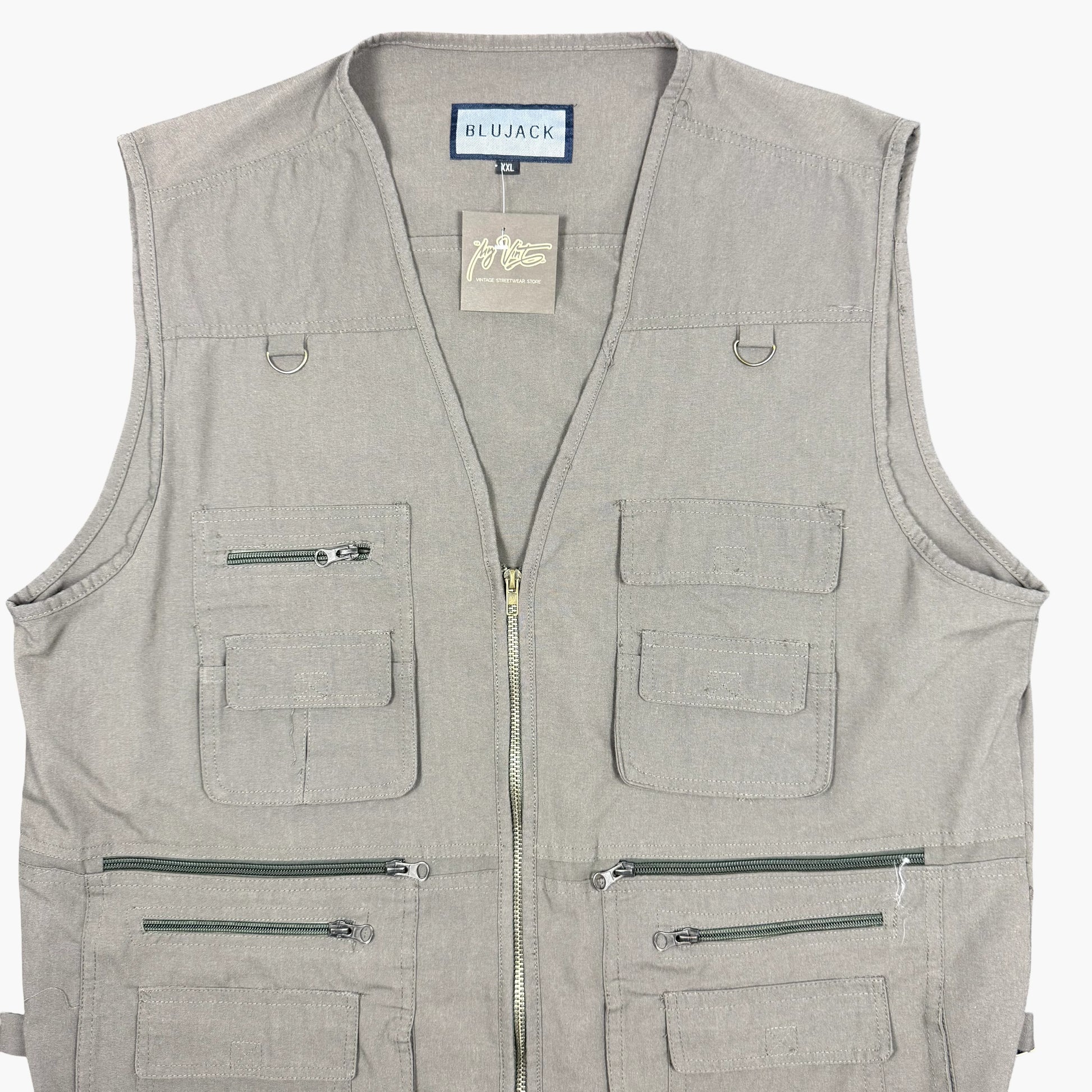 Vintage Blujack Utility Vest | L