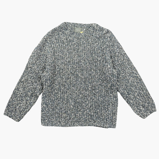 Vintage Green Leaves Sweater | M