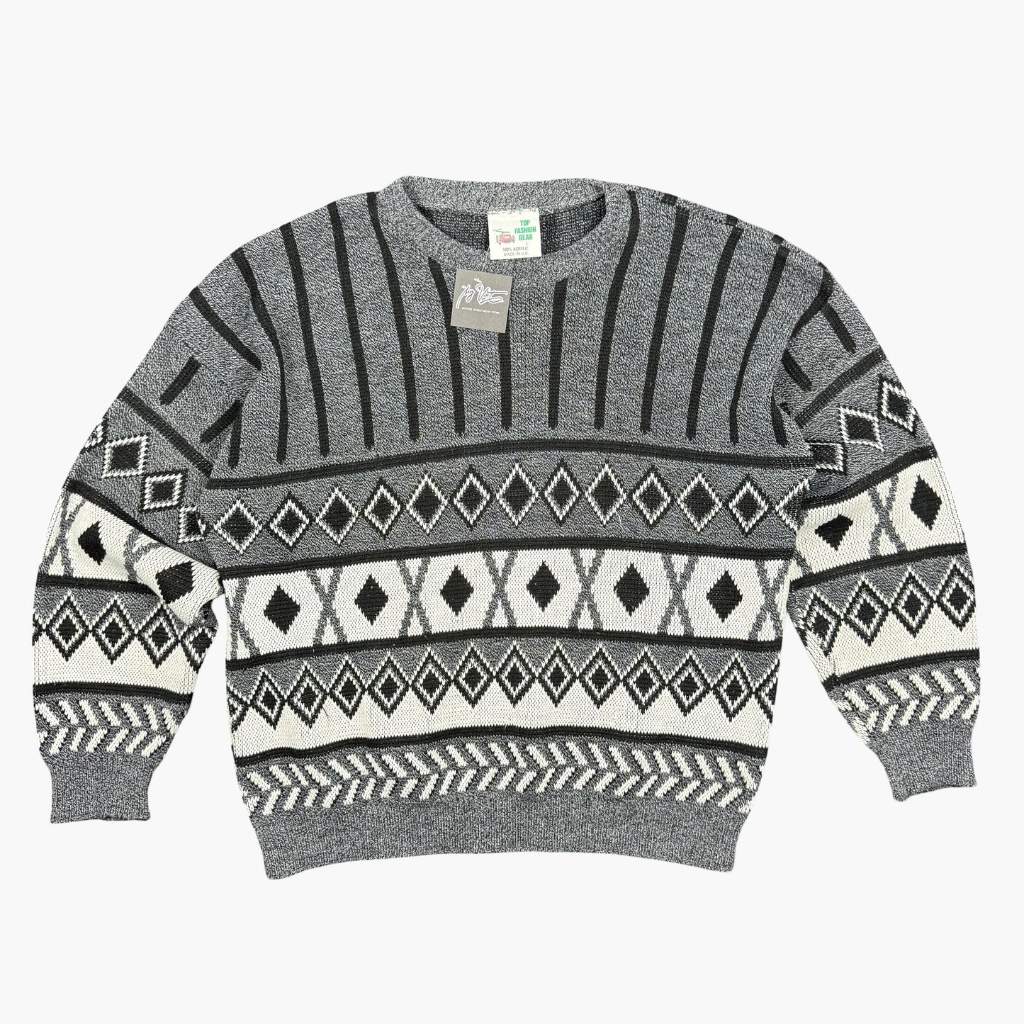 Vintage Top Fashion Gear Crewneck Sweater | L