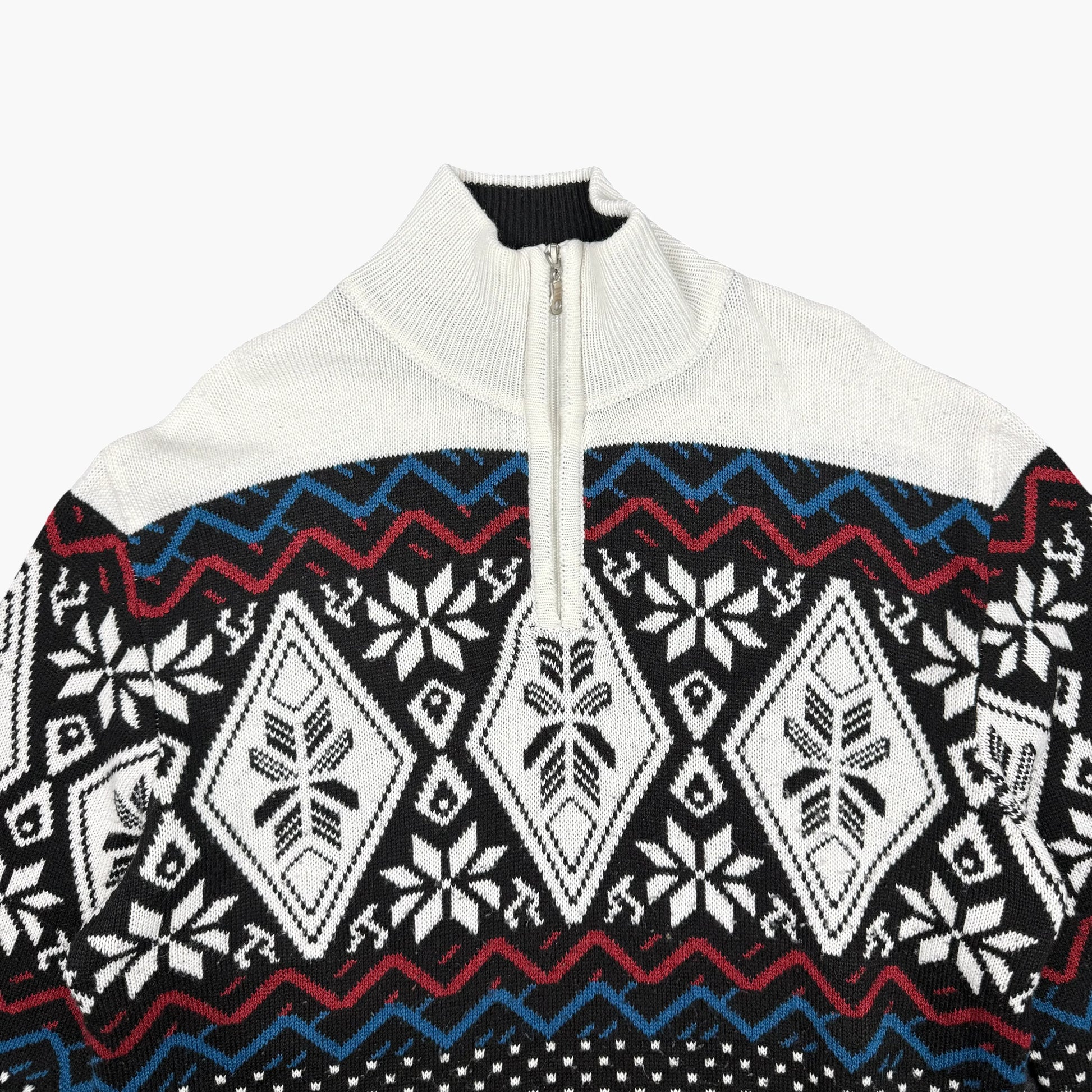 Vintage Half Zip Sweater | L