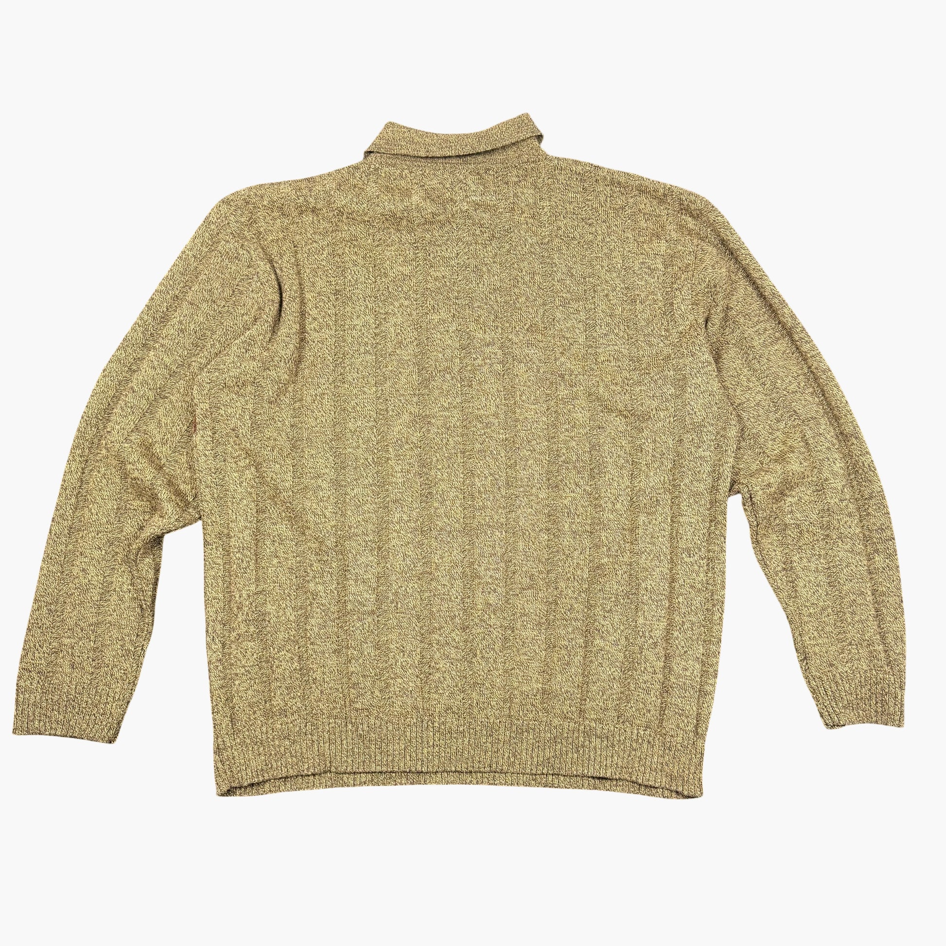 Vintage Infinity Knit Sweater Polo | XL