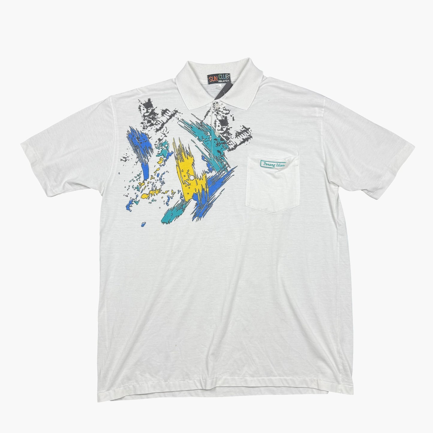 Vintage Sun Club Polo Shirt | M