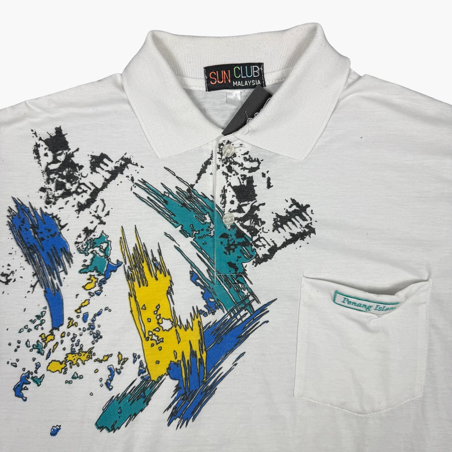 Vintage Sun Club Polo Shirt | M