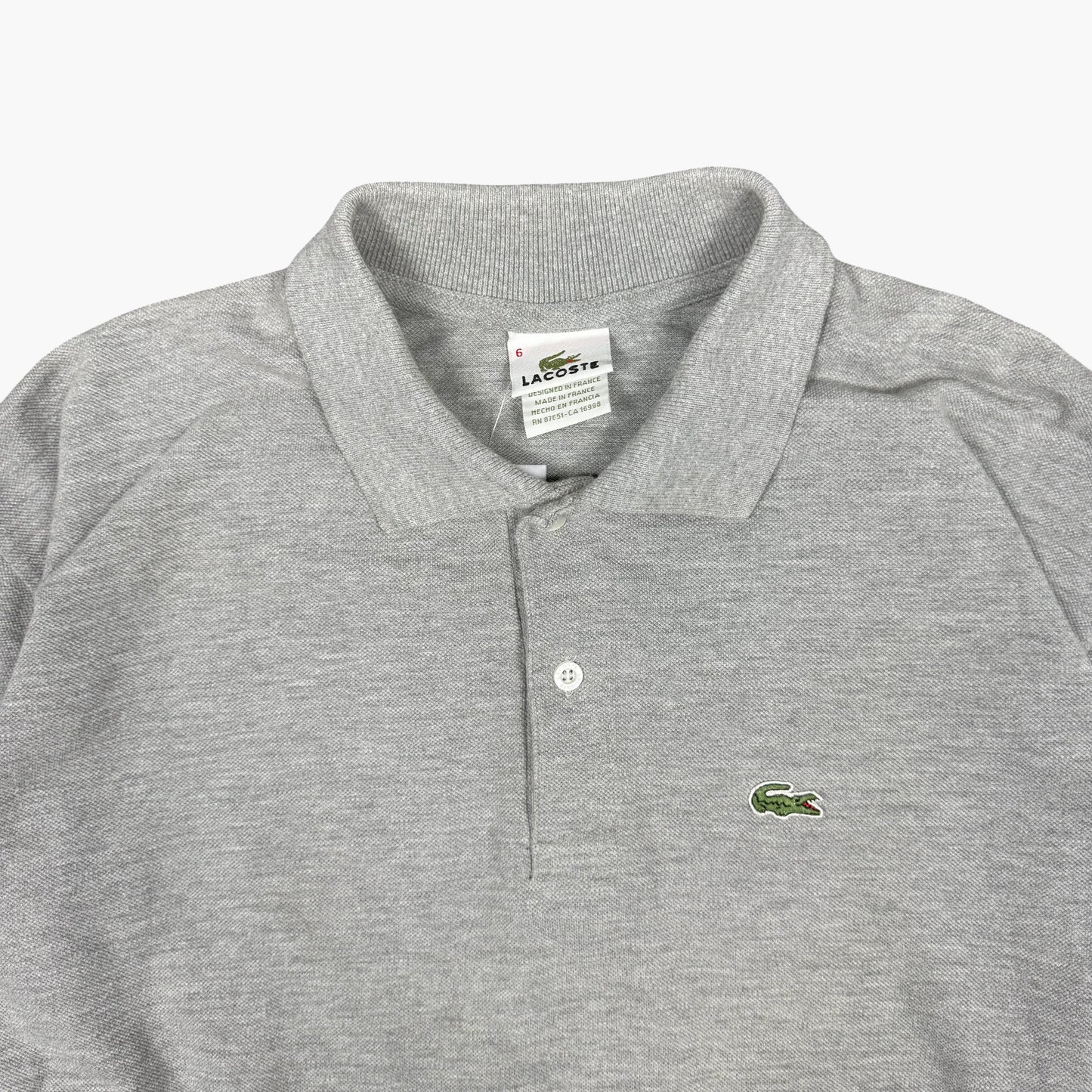 Vintage Lacoste Long-sleeve Polo Shirt | S