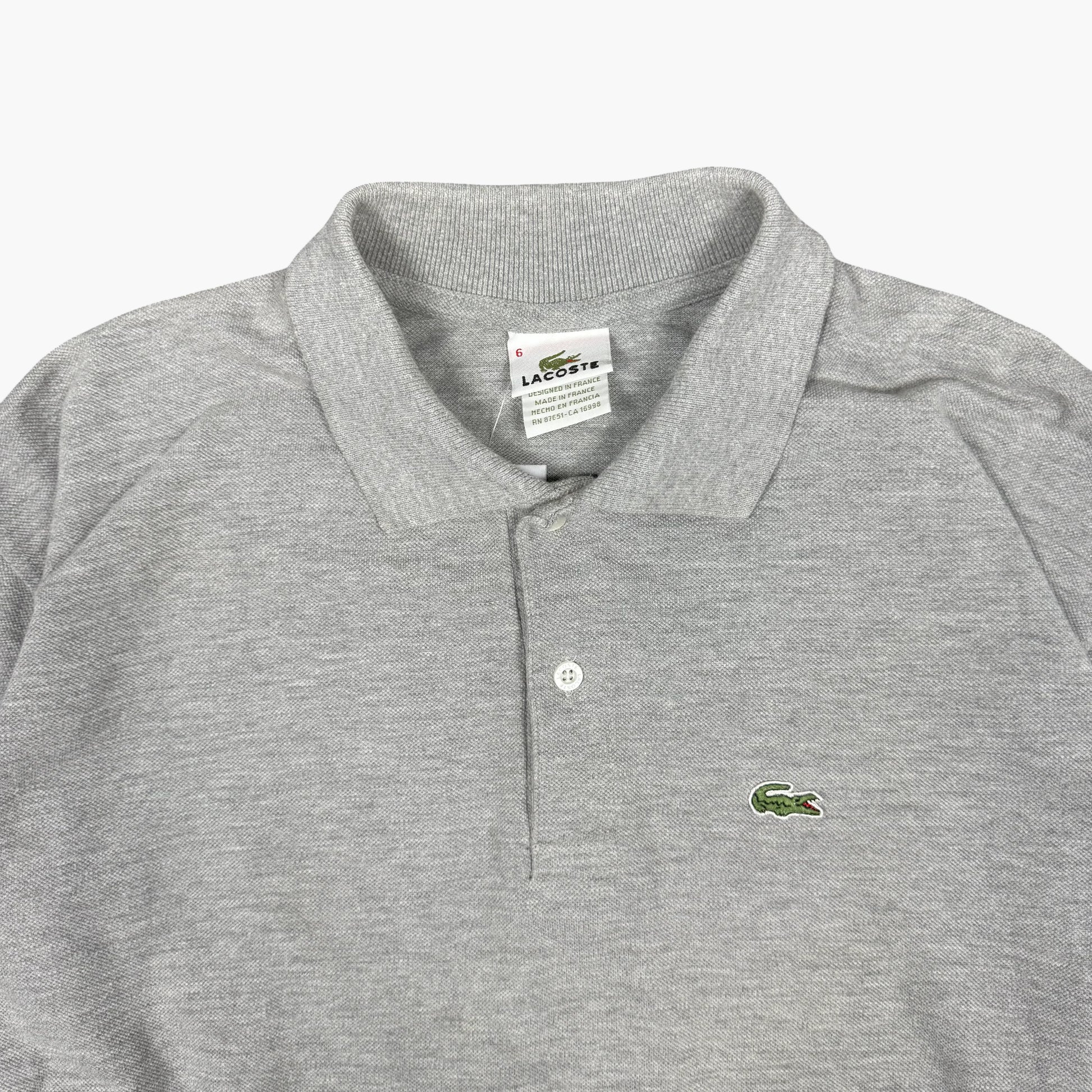 Vintage Lacoste Long-sleeve Polo Shirt | S