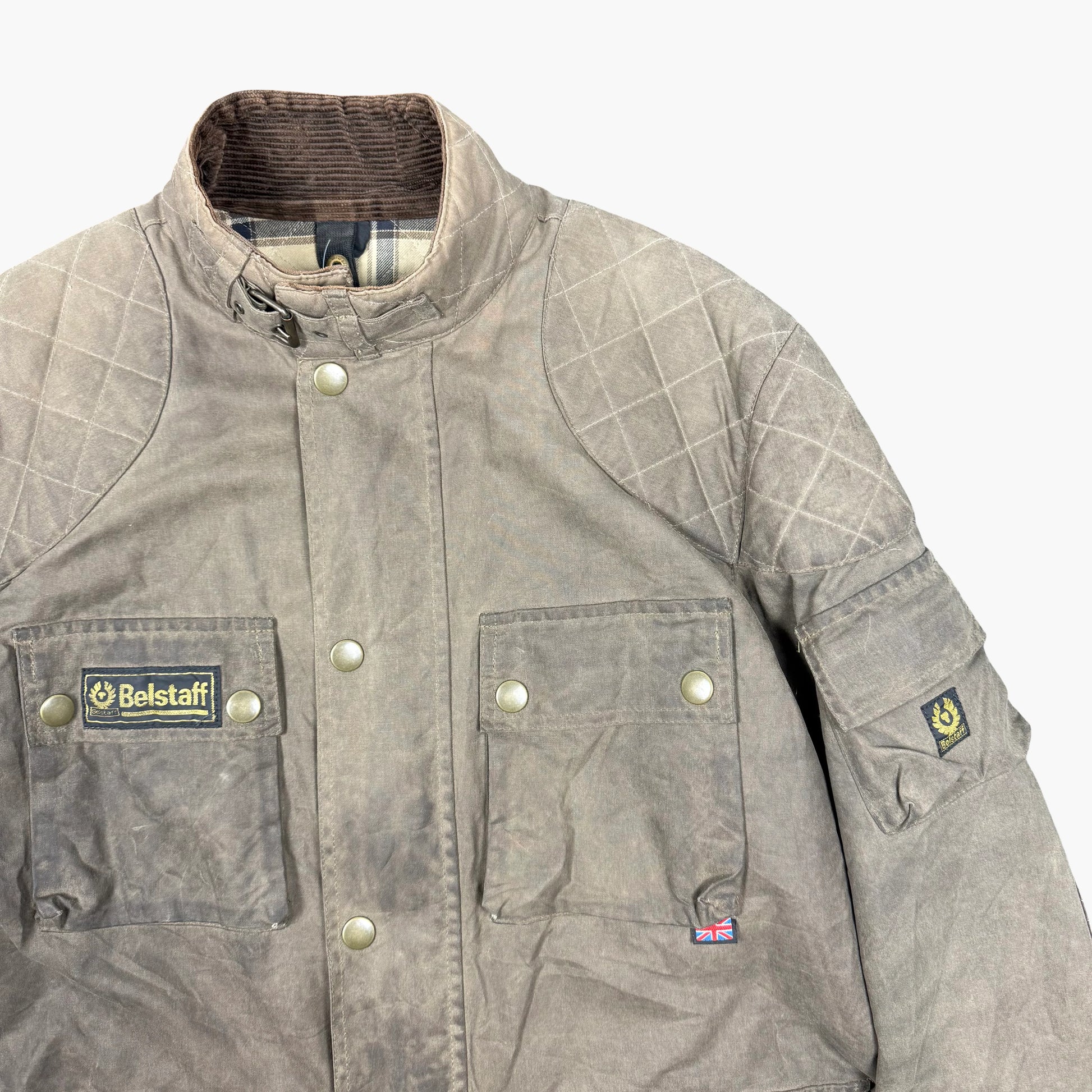 Vintage Belstaff Waxed Motorcycle Jacket | L