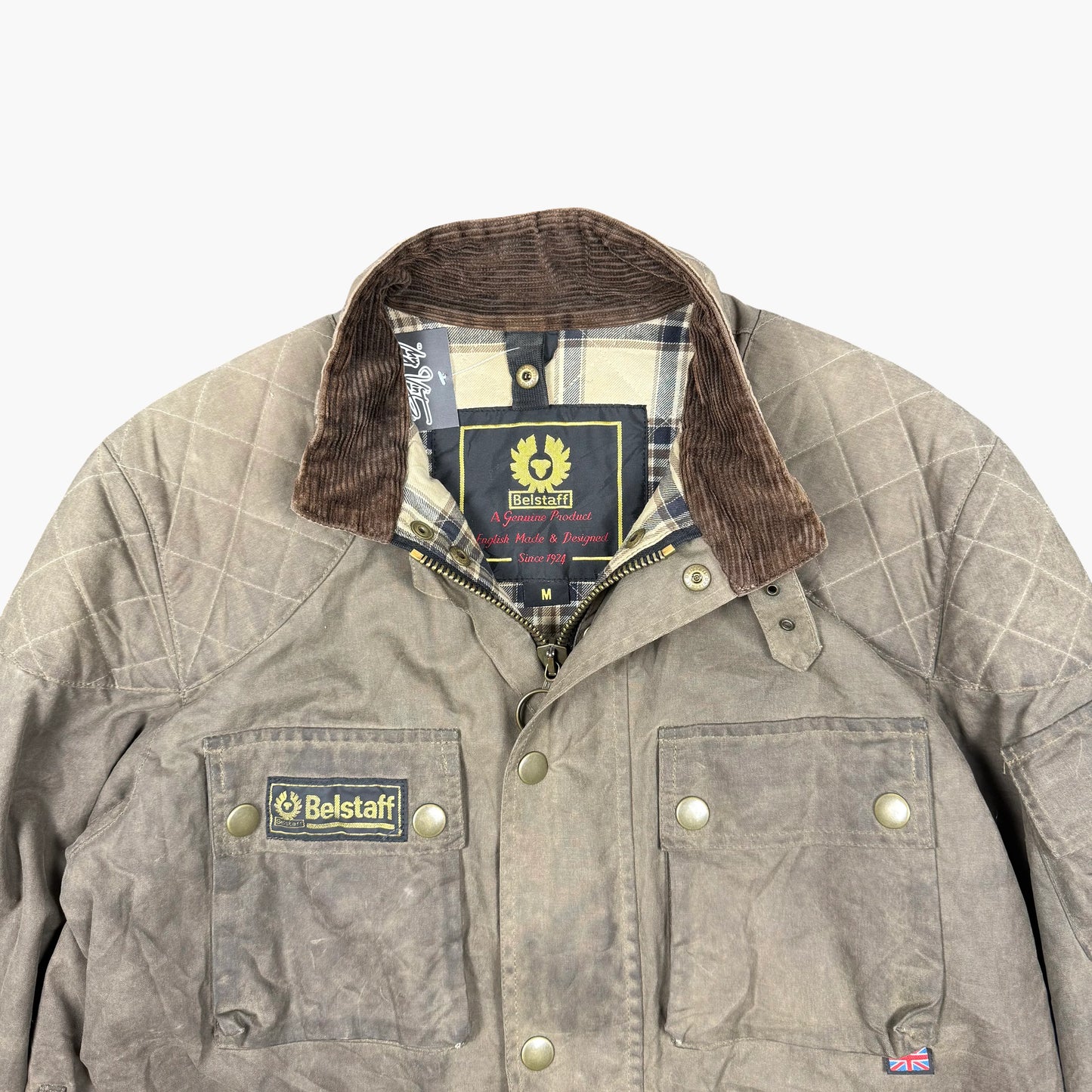 Vintage Belstaff Waxed Motorcycle Jacket | L