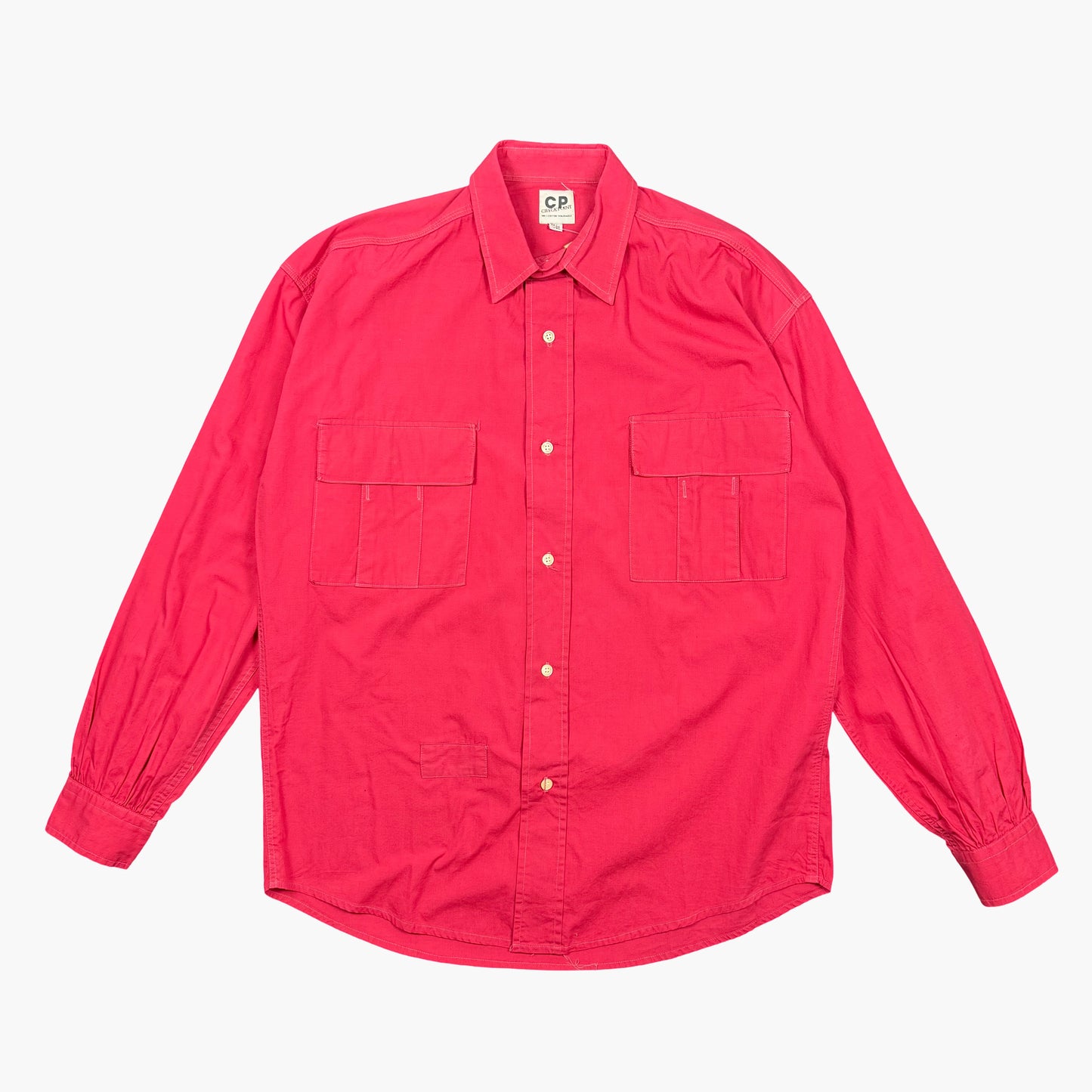 Vintage Cp Company Long-sleeve Button-up Shirt | XL