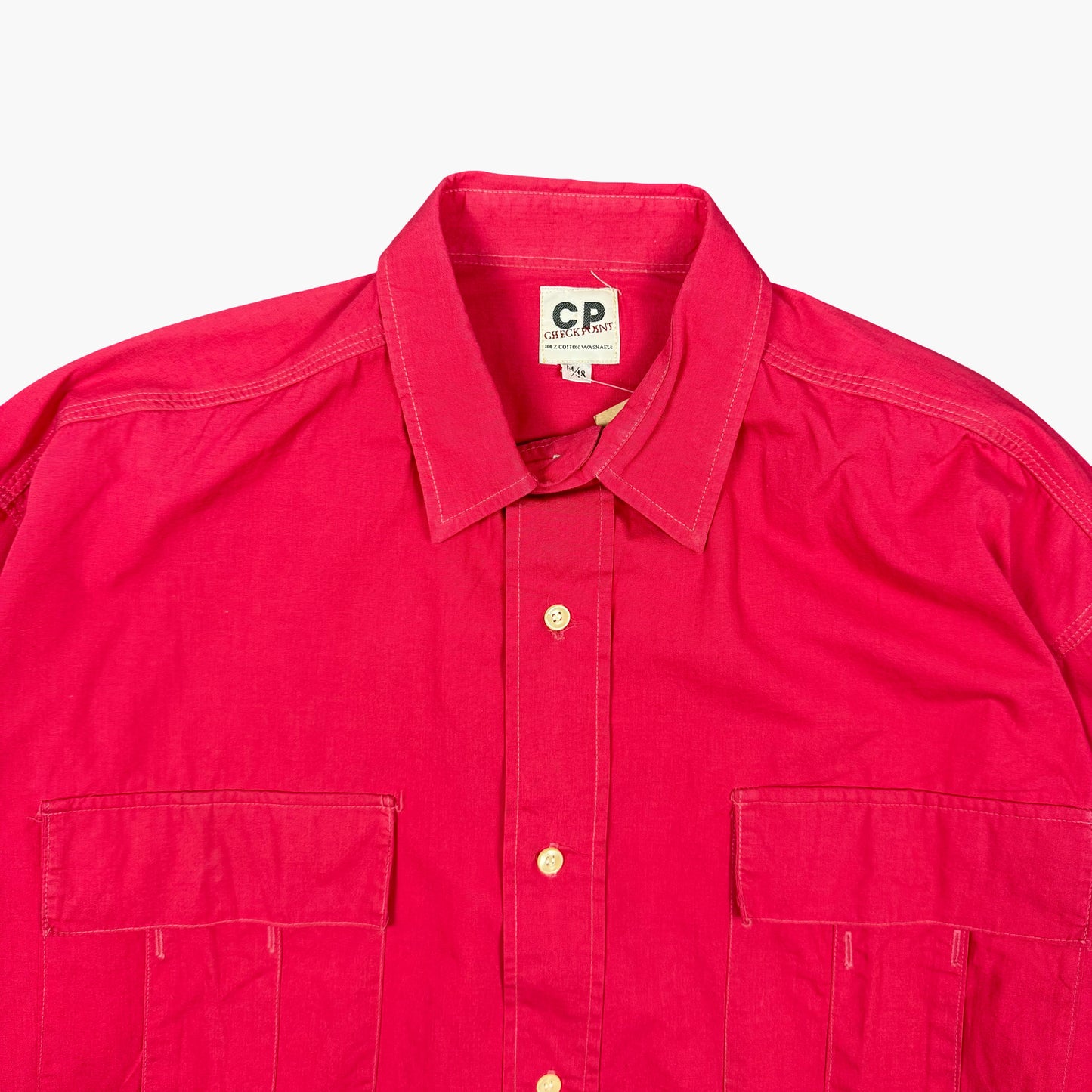 Vintage Cp Company Long-sleeve Button-up Shirt | XL