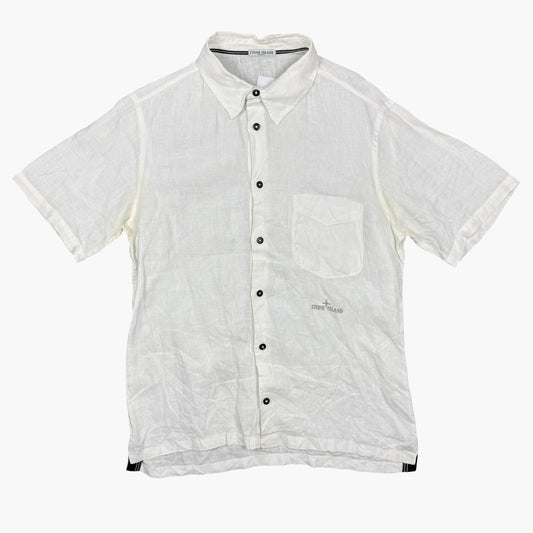 Vintage Stone Island Short-sleeve Button-up Shirt | S