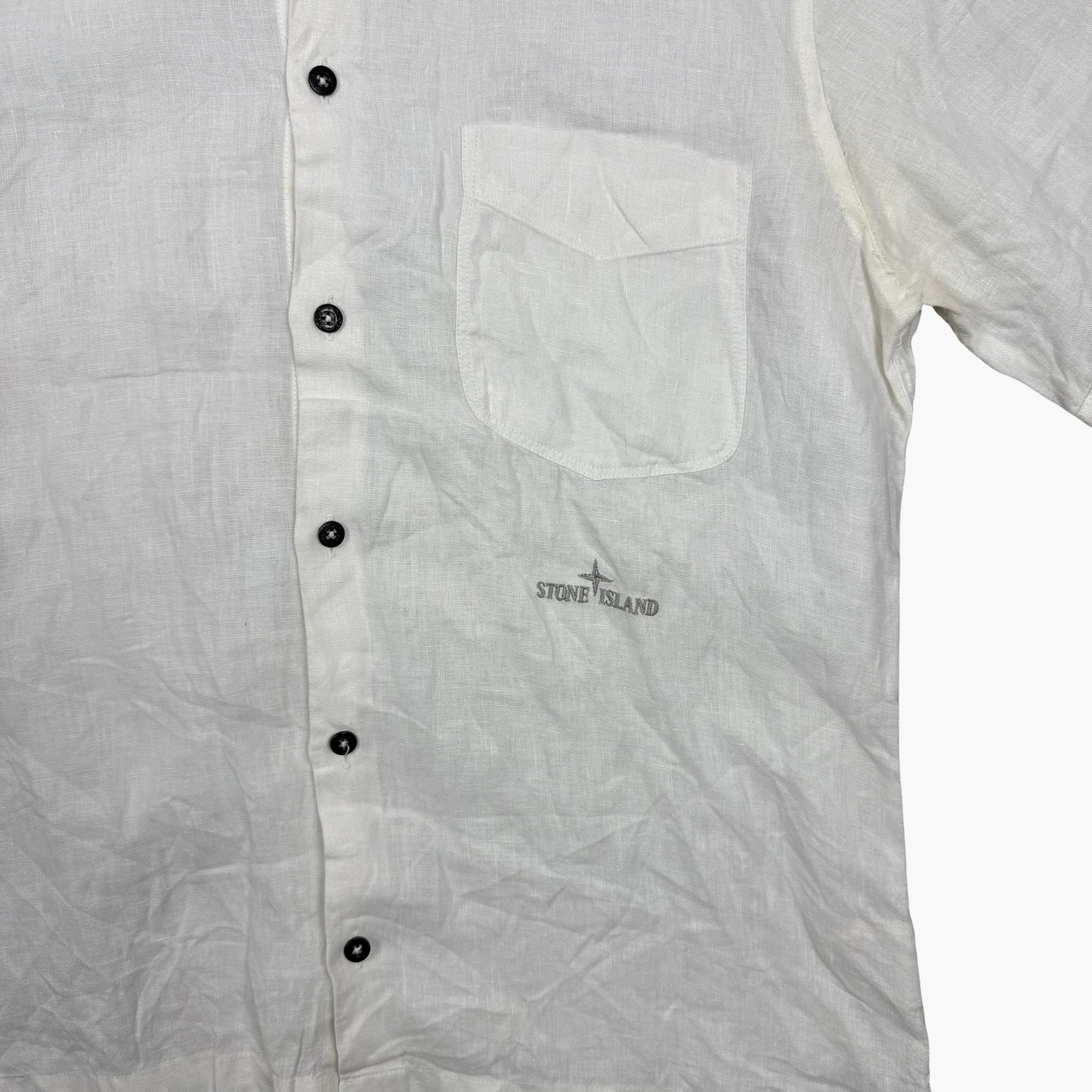 Vintage Stone Island Short-sleeve Button-up Shirt | S
