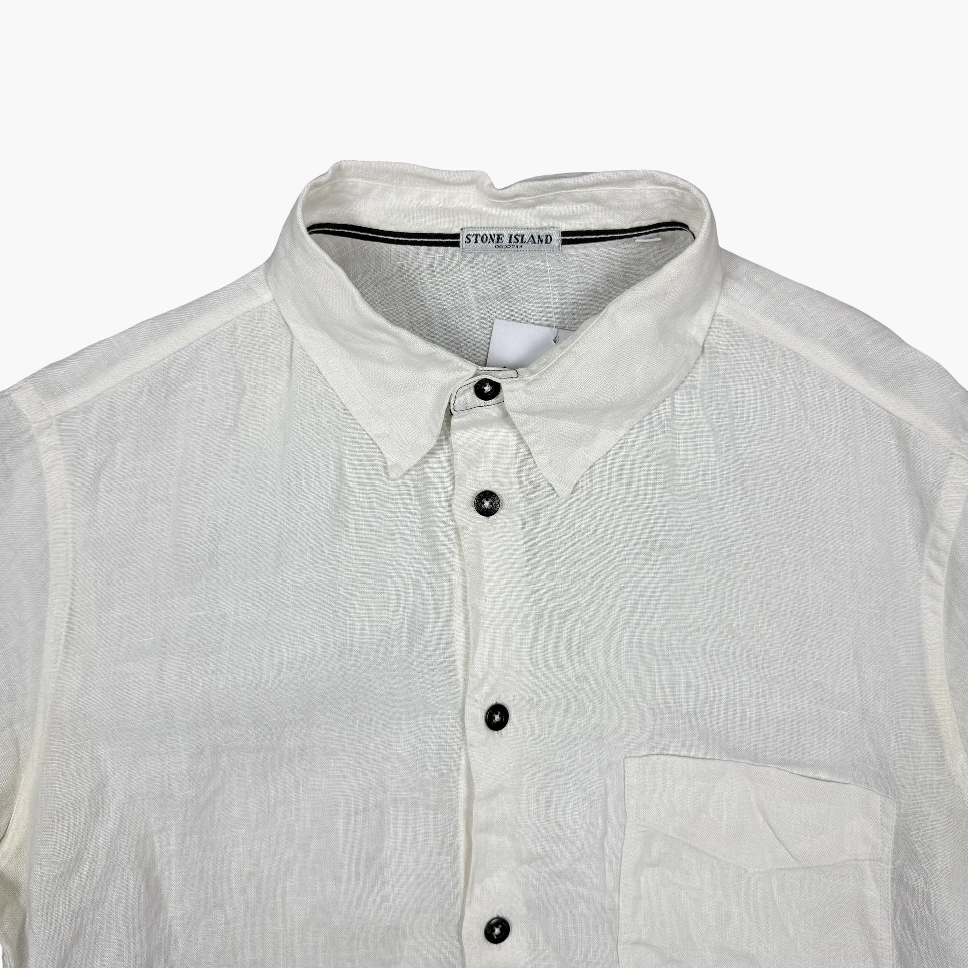 Vintage Stone Island Short-sleeve Button-up Shirt | S
