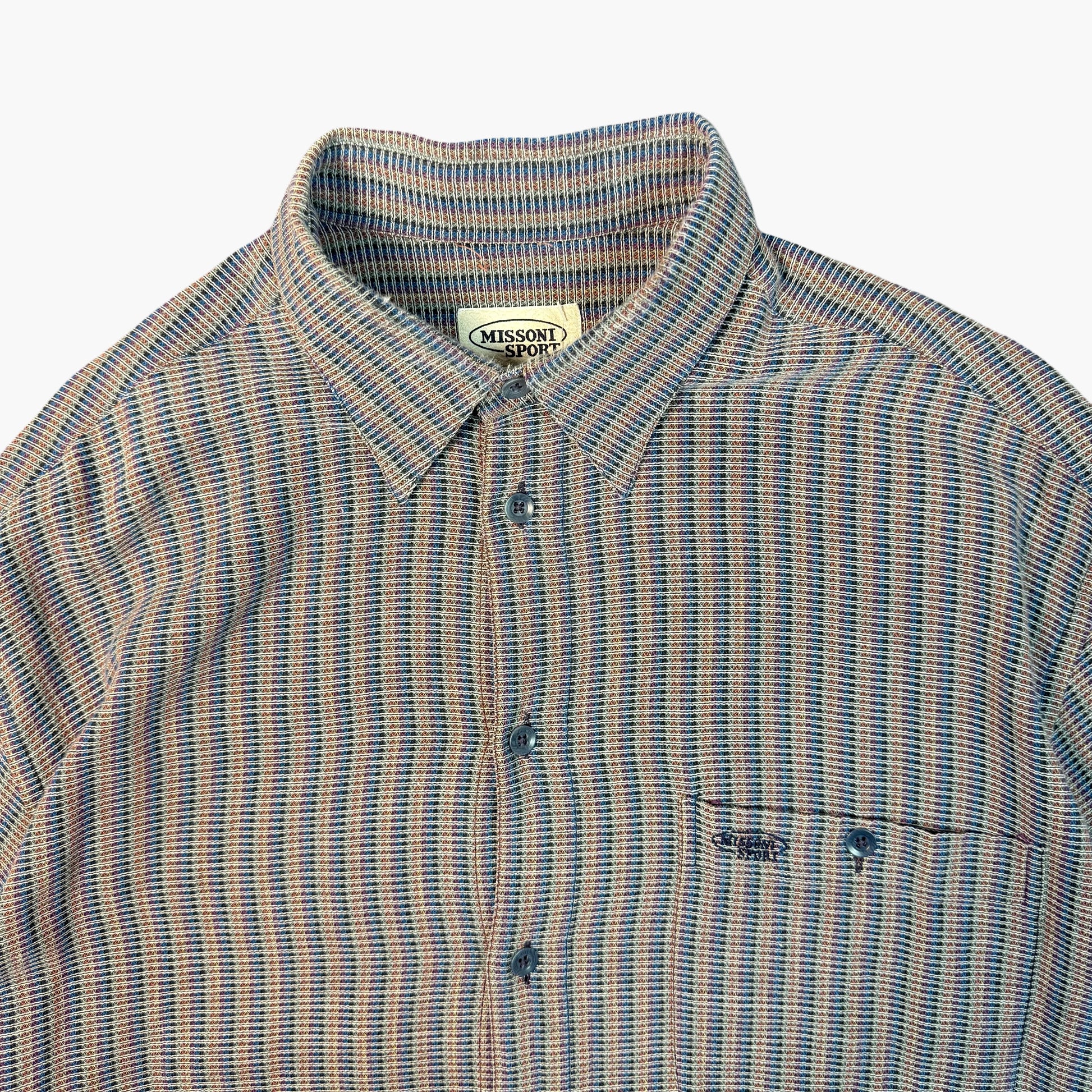 Vintage Missoni Sport Long-sleeve Button-up Shirt | XL