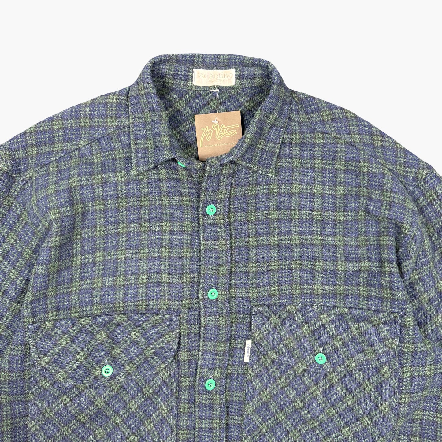 Vintage Valentino Long-sleeve Flannel Shirt | L